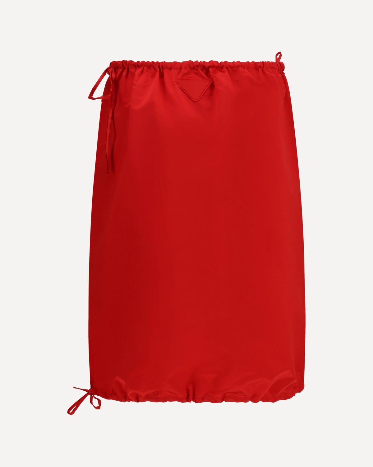 Prada Satin Midi Skirt With Drawstring - alternate view