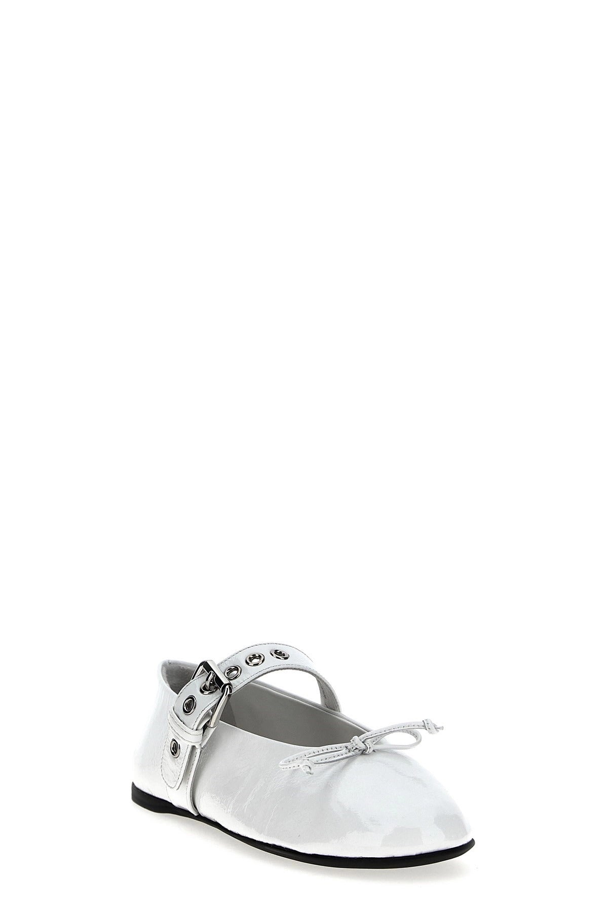 Miu Miu Buckle And Bow Ballet Flats - alternate view