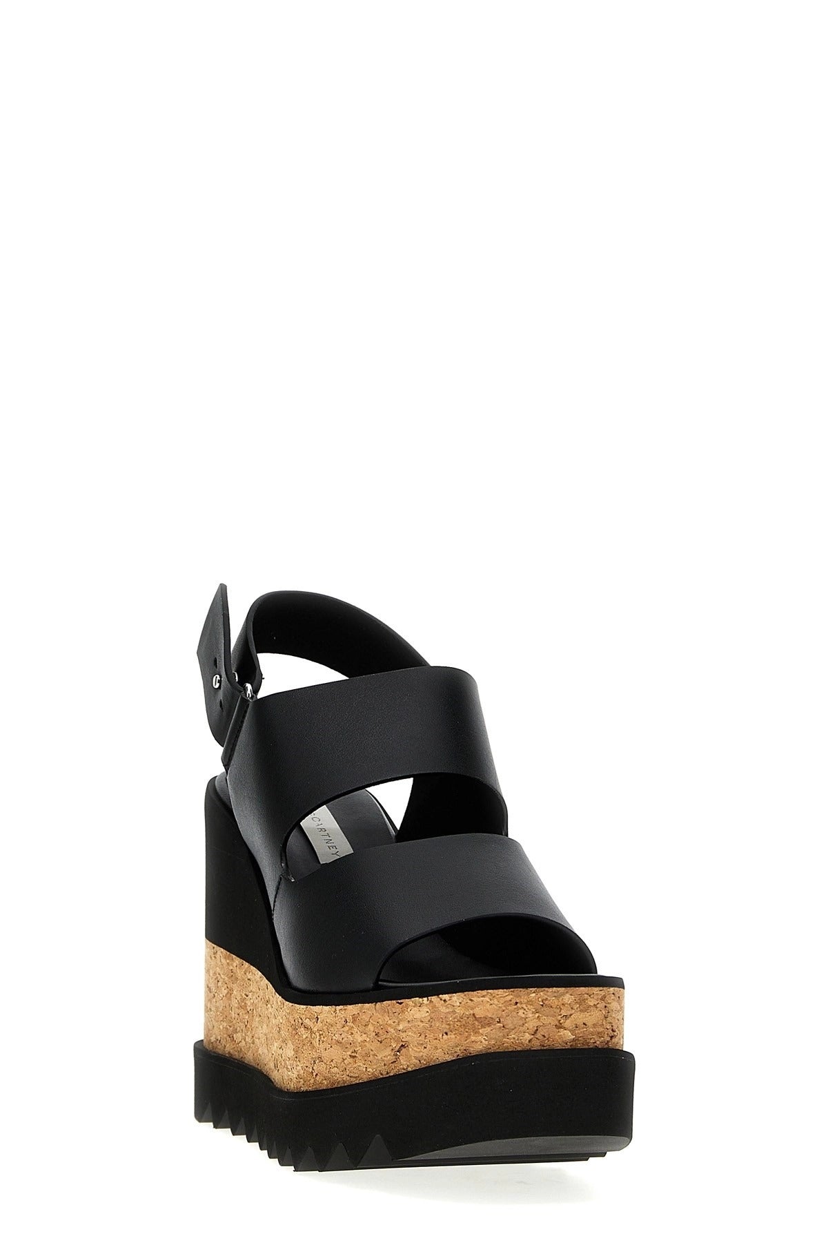 Stella McCartney Sneak-Elyse Sandalen mit Kork-Wedge - alternate view