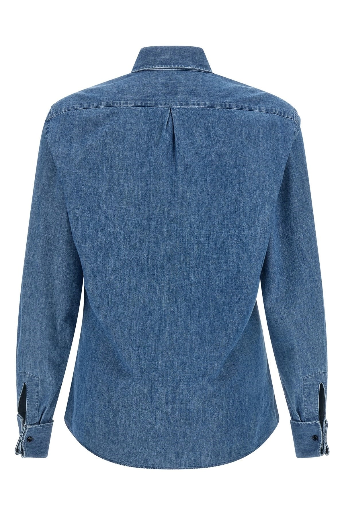 Brunello Cucinelli Slim Fit Denim Shirt - alternate view