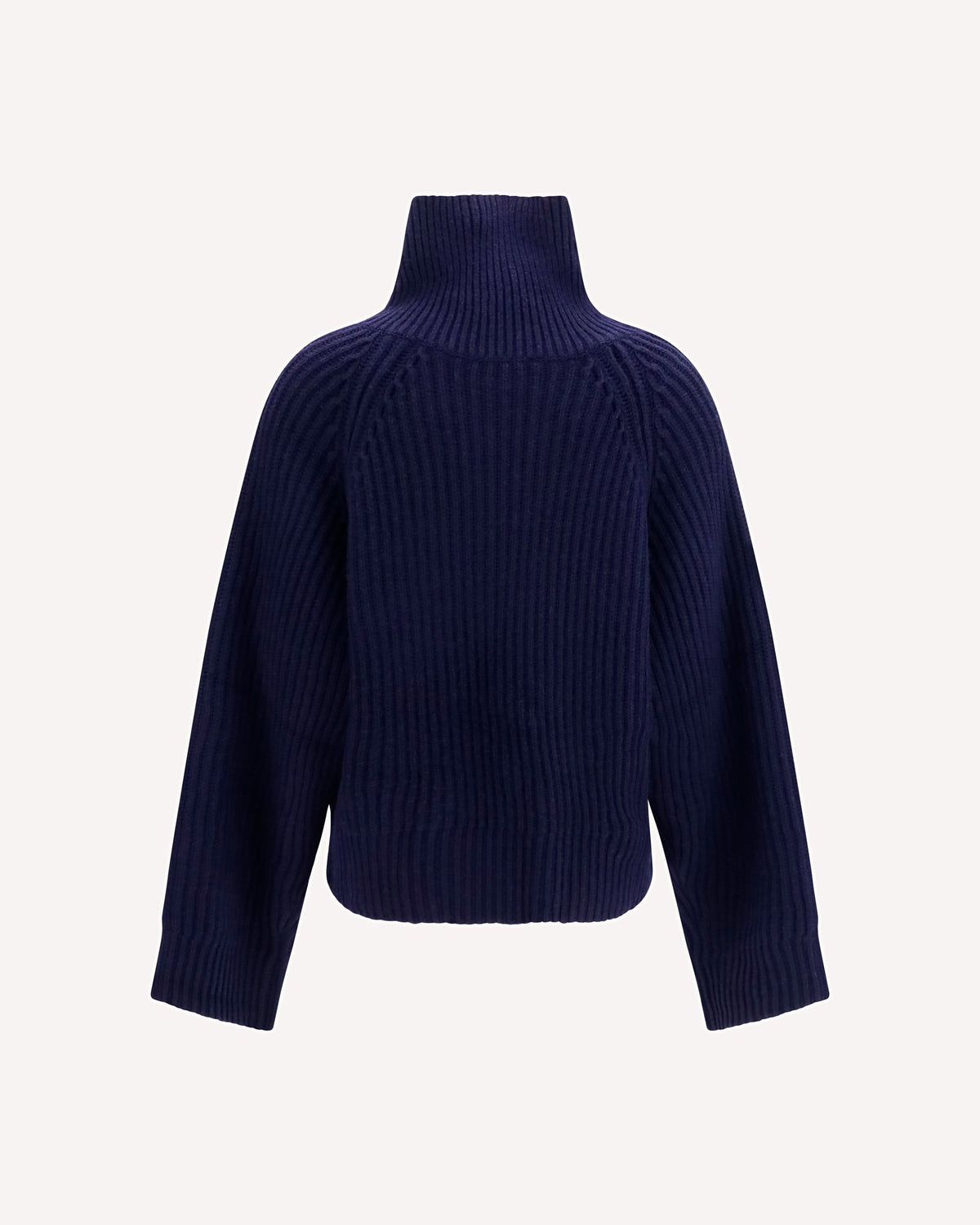 Ganni Wool Zip-Neck Sweater - alternate view