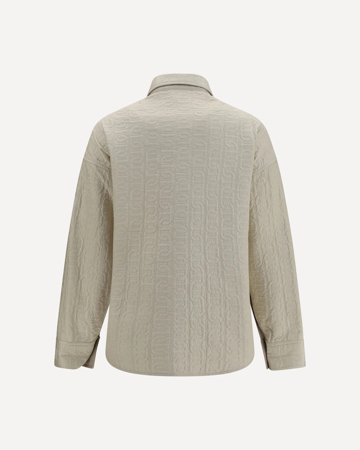 Moncler Quilted Chain Motif Shirt Jacket - alternate view