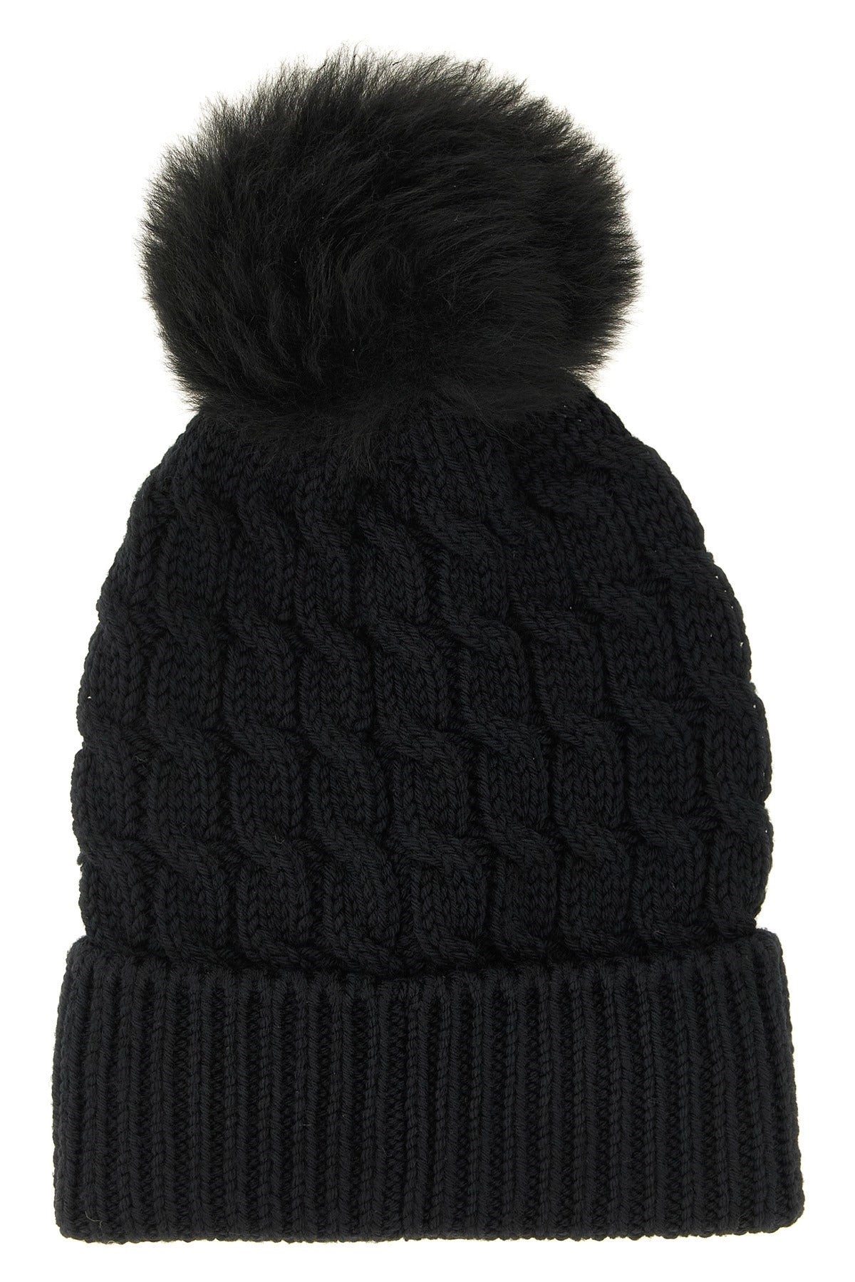 Moncler Grenoble Wool Beanie With Pon-Pon - alternate view