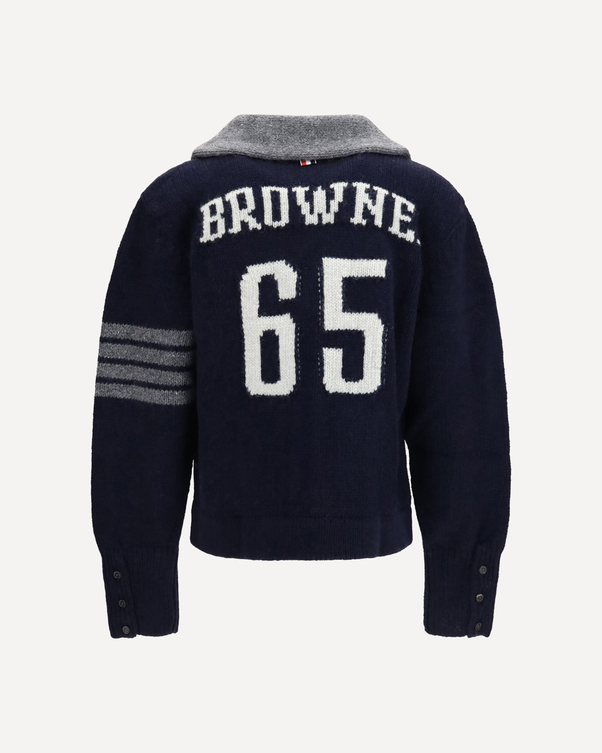 Thom Browne Browne 65 Hooded Jersey Cardigan - alternate view