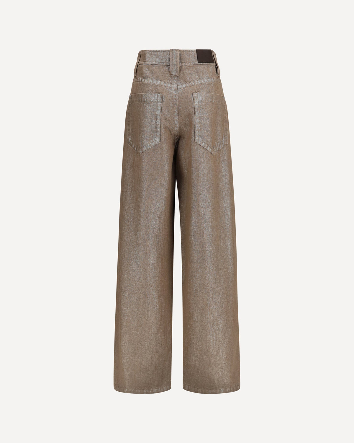 Brunello Cucinelli Lurex Wide-Leg Jeans - alternate view