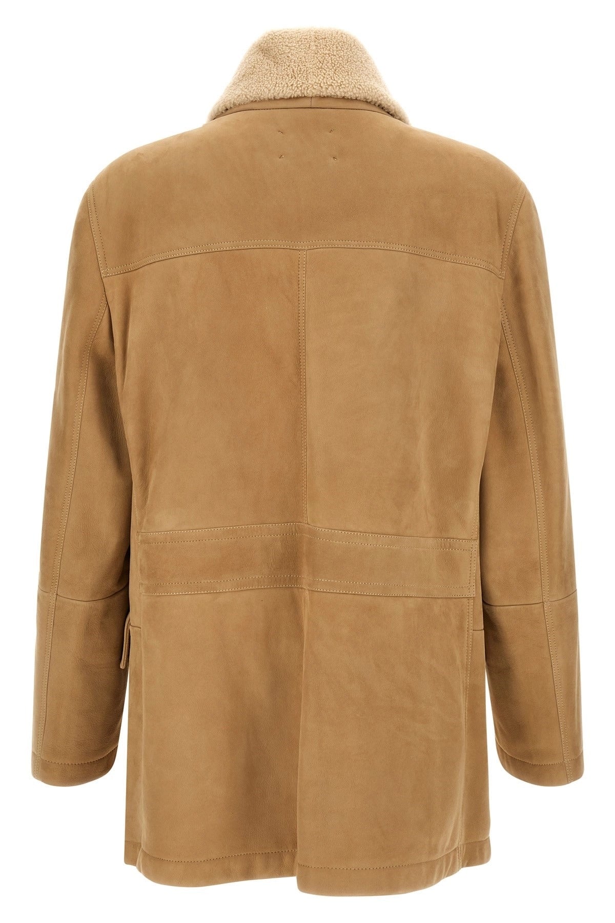 Brunello Cucinelli Curly Shearling Caban - alternate view