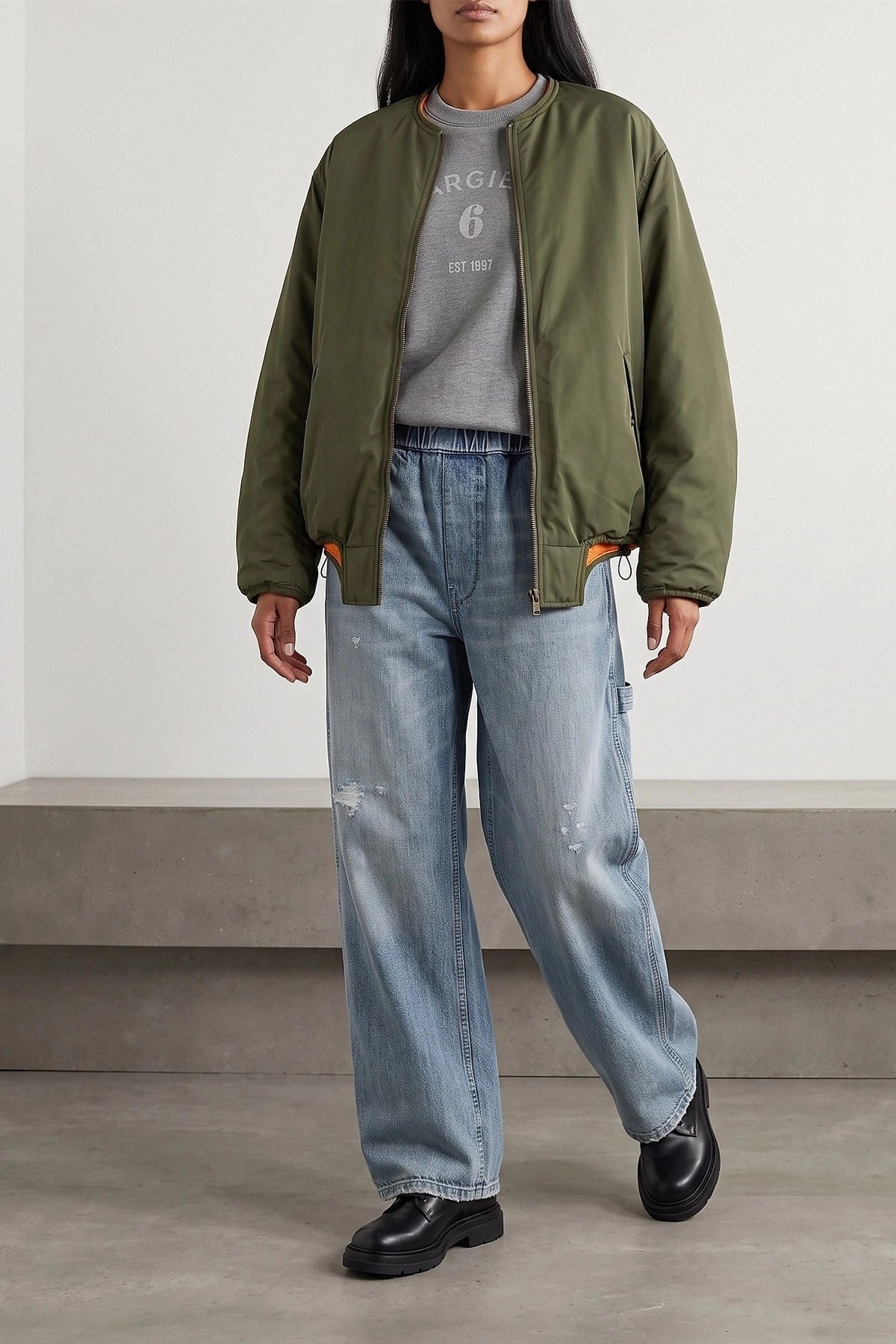 MM6 Maison Margiela Logo Print Sweatshirt