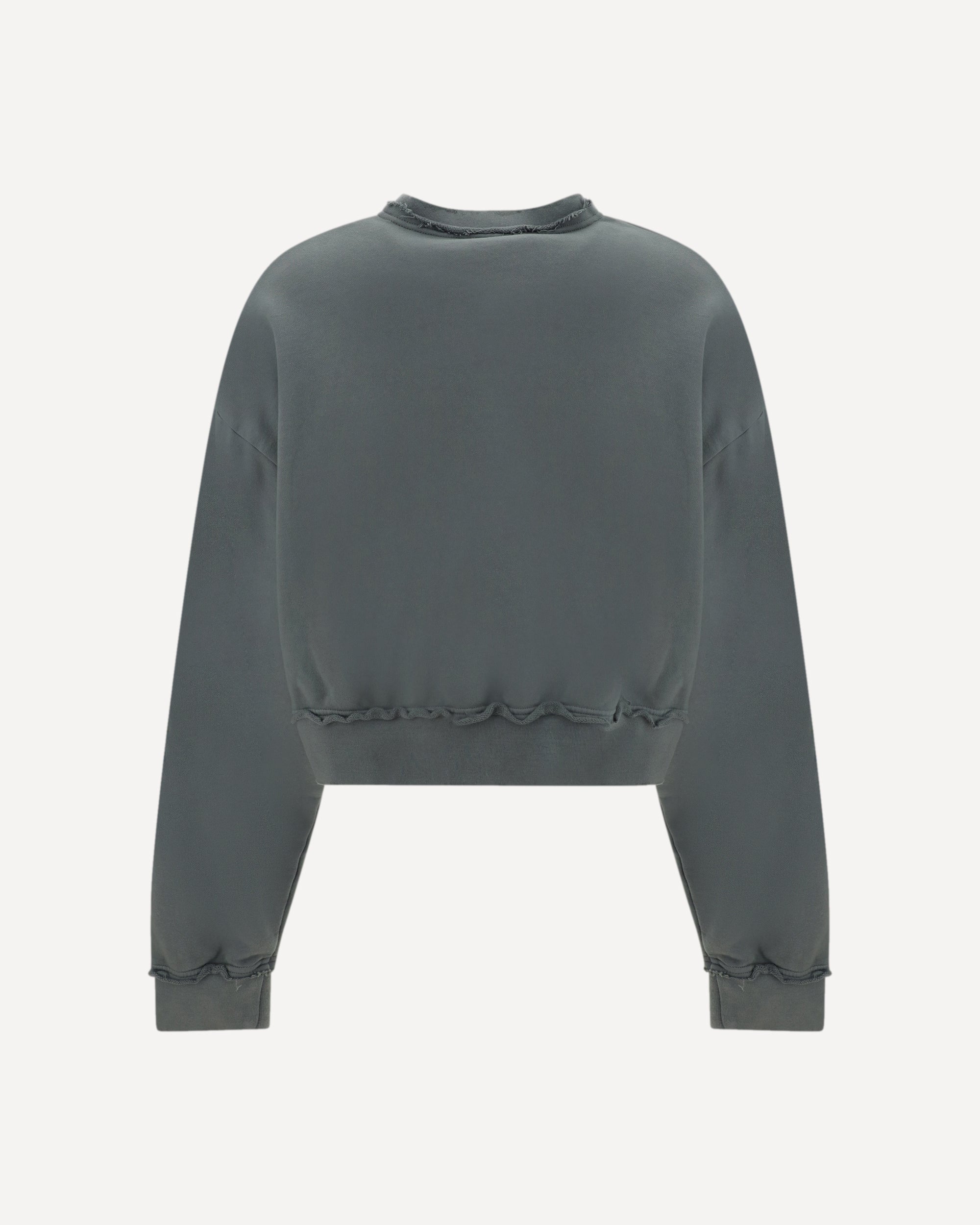 Miu Miu Cropped Monogram Sweatshirt - alternate view