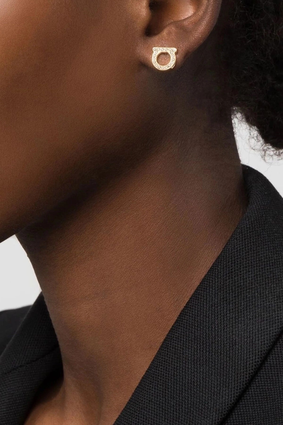 Ferragamo Gancini Crystals Earrings - alternate view
