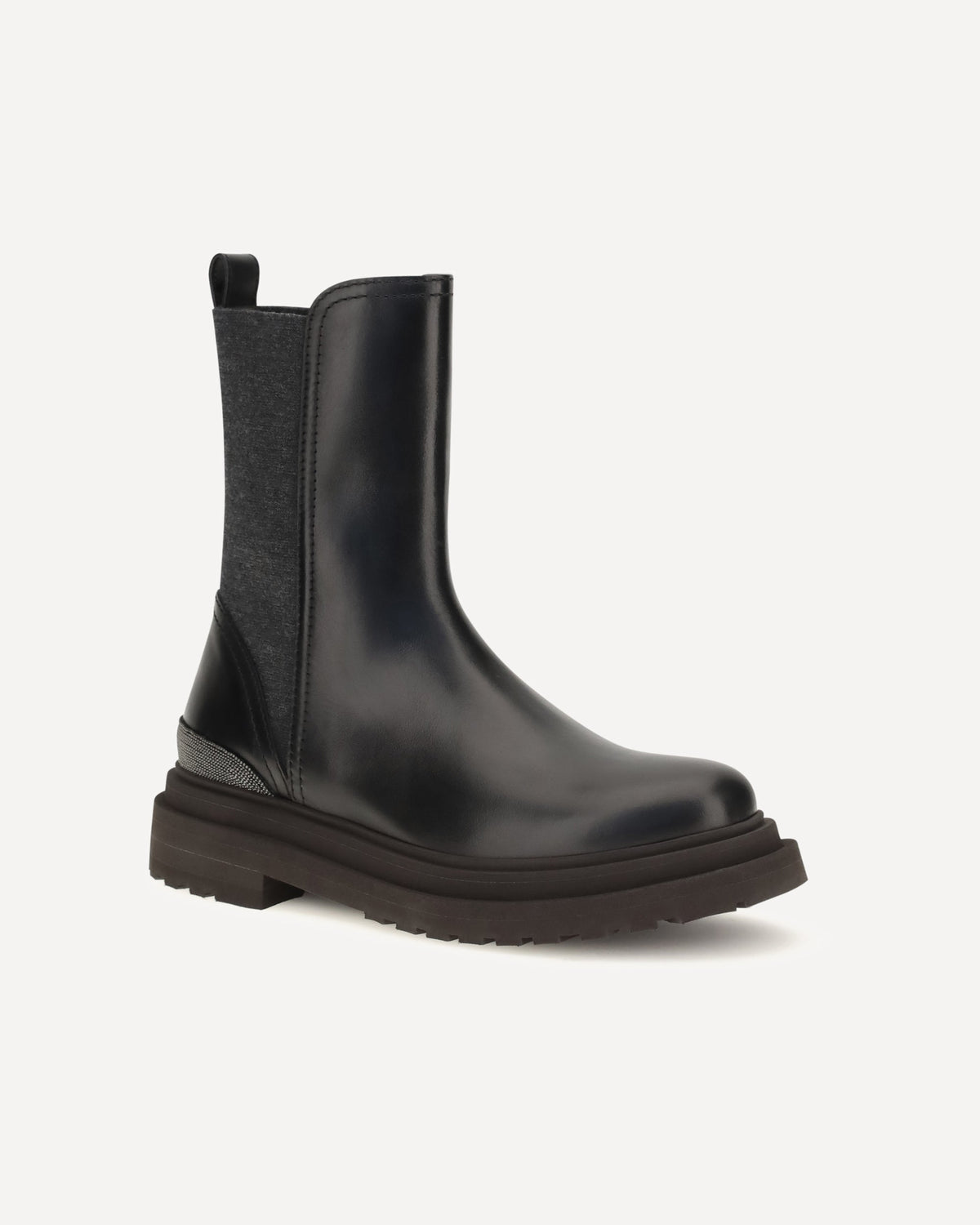 Brunello Cucinelli Leather Chelsea Ankle Boots - alternate view