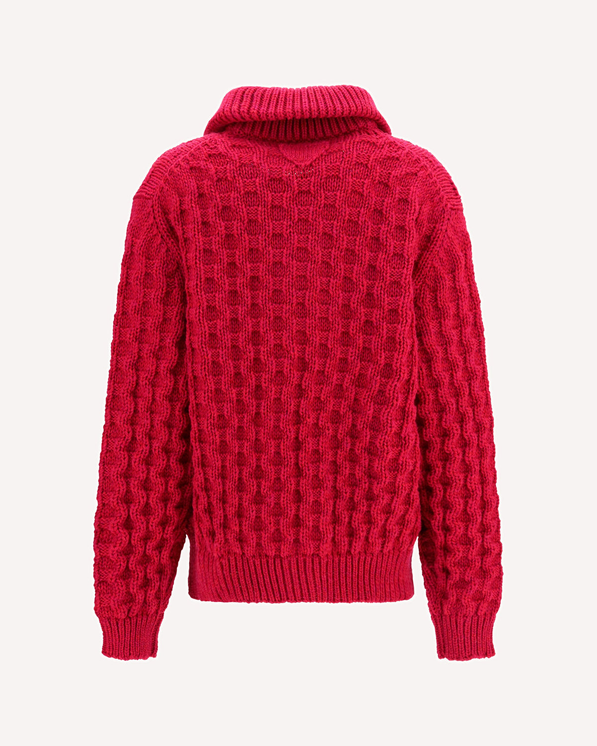 Prada Aran Wool Zip Cardigan - alternate view