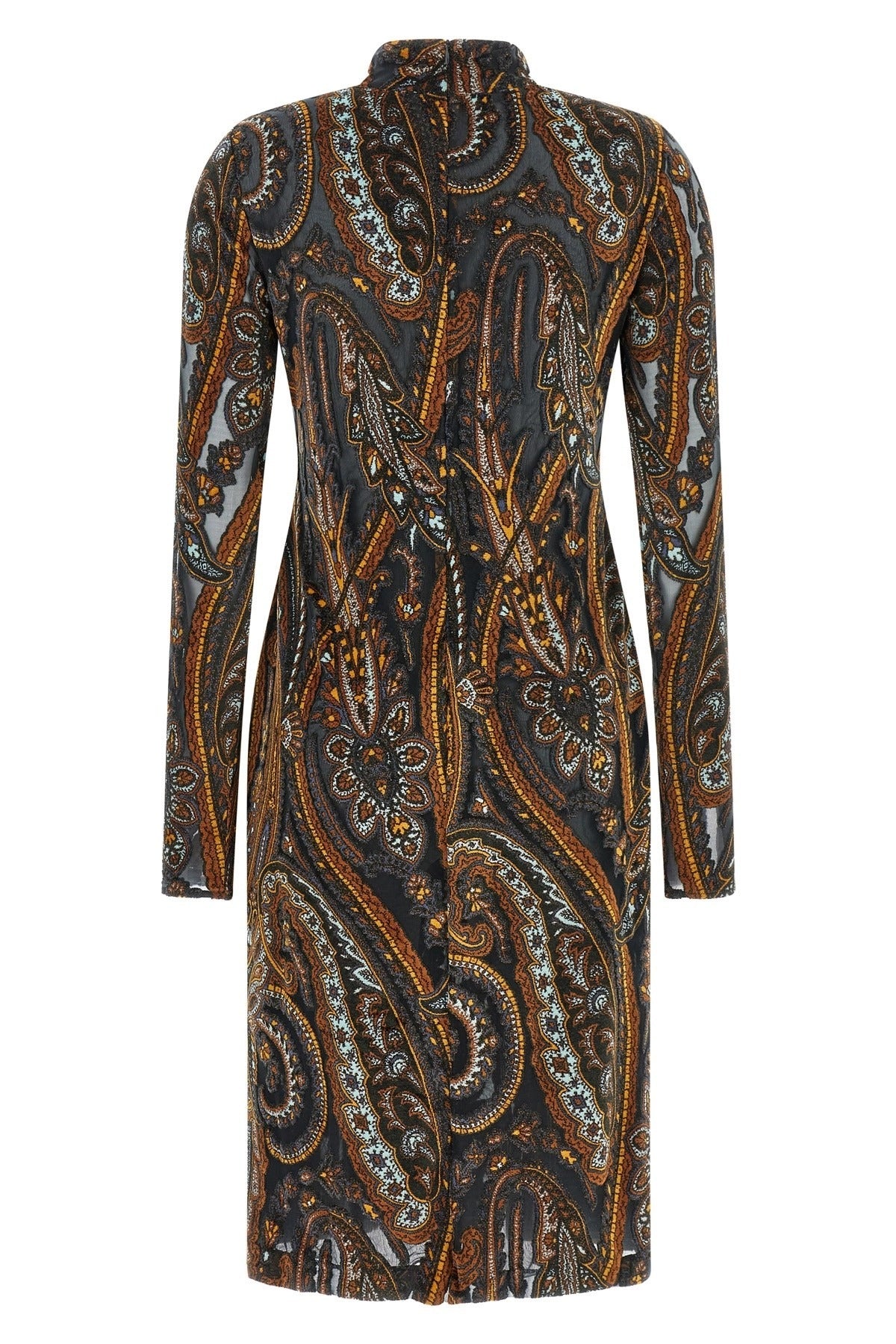 Etro Paisley Jacquard Chenille Dress - alternate view