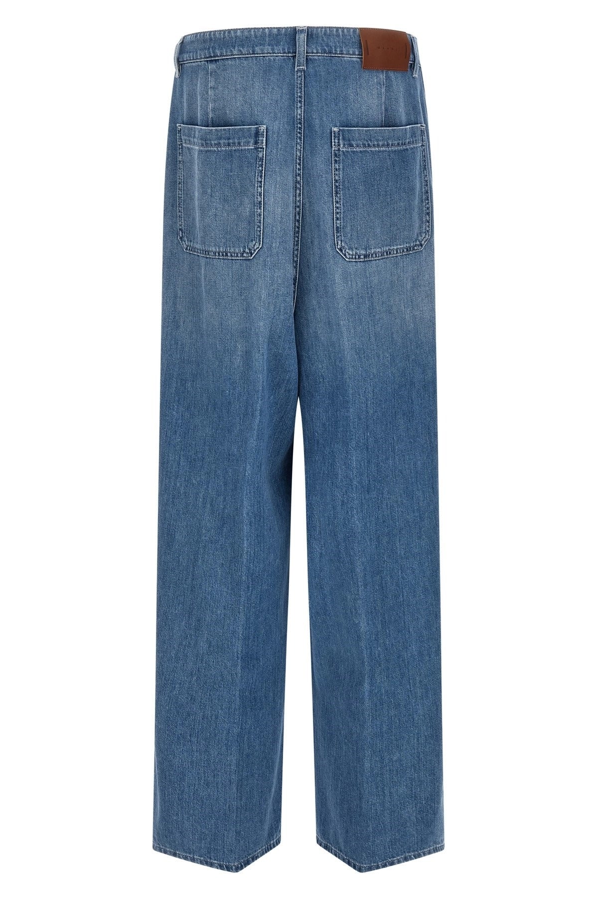 Marni High Waist Double Pleated Jeans - alternate view
