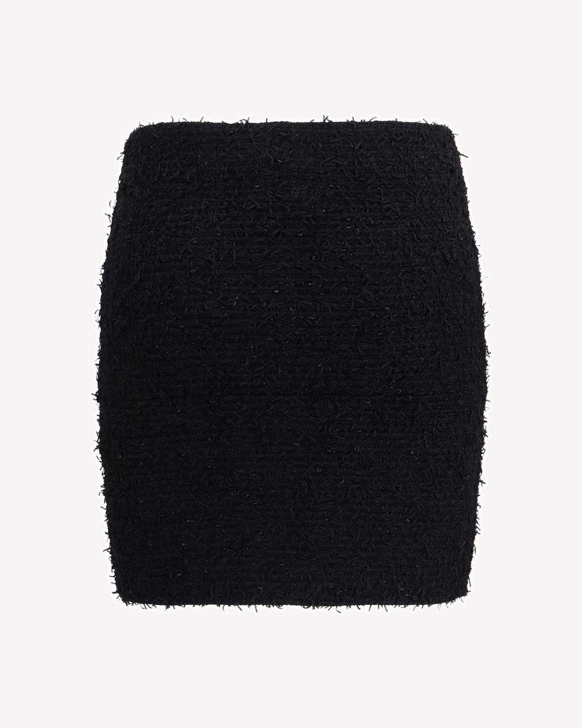 Balmain Tweed Mini Skirt With Logo Buttons - alternate view