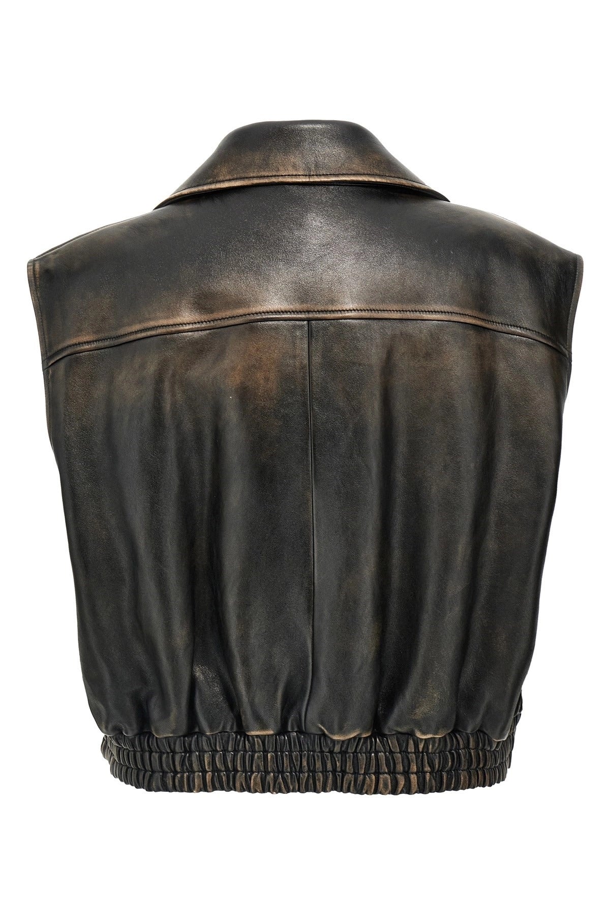 Miu Miu Logo Nappa Vest - alternate view