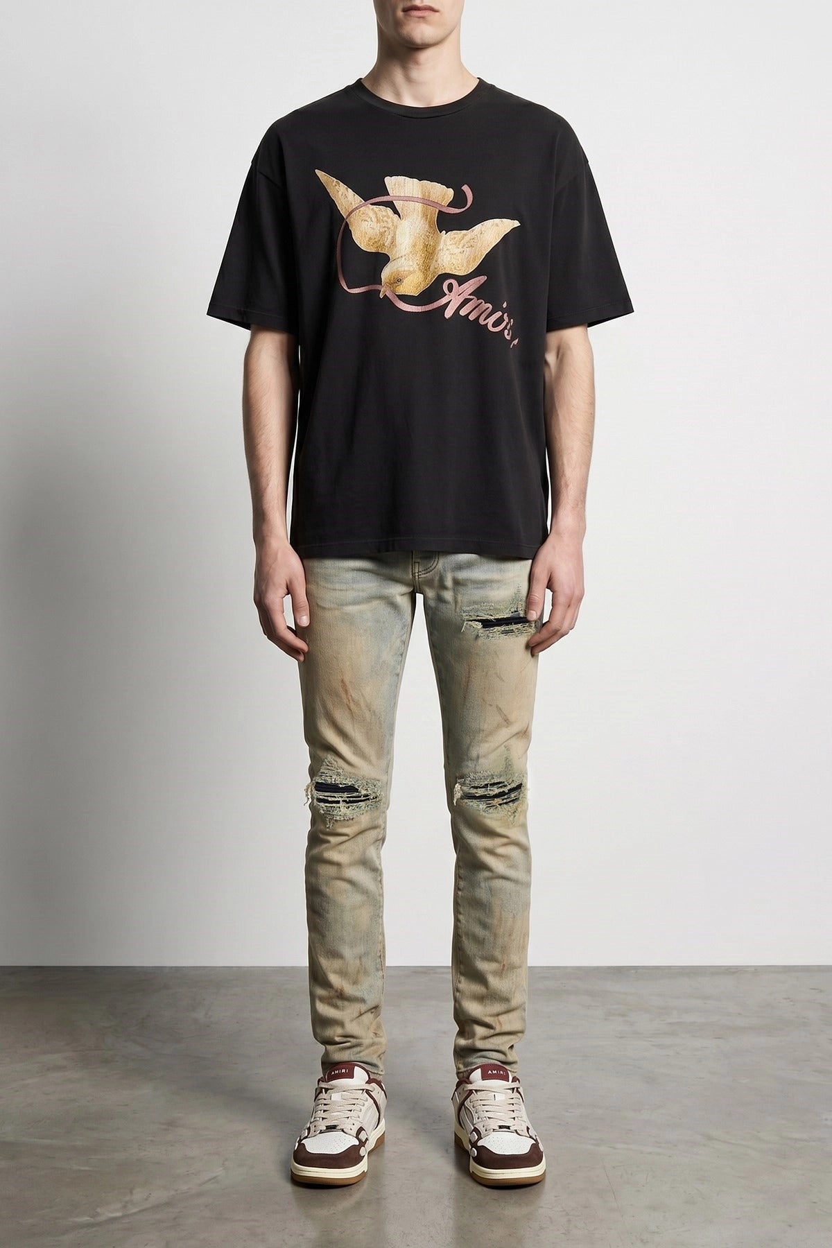 Amiri Suede MX1 Jeans - alternate view