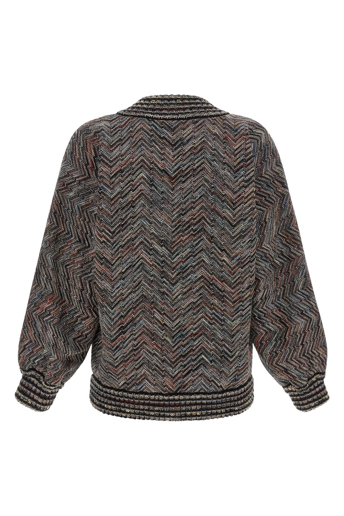 Missoni Chevron Knit Bomber Jacket - alternate view