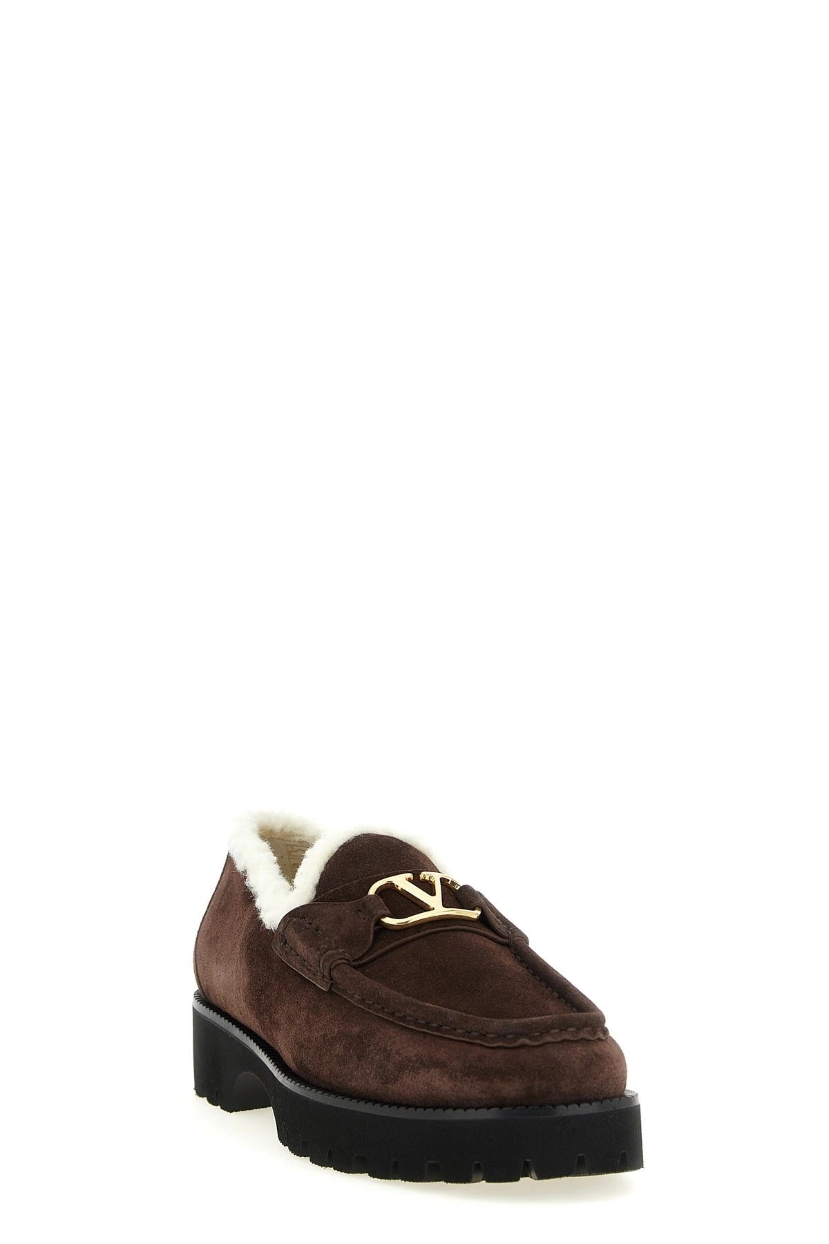 Valentino Garavani Suede VLogo Signature Loafers
