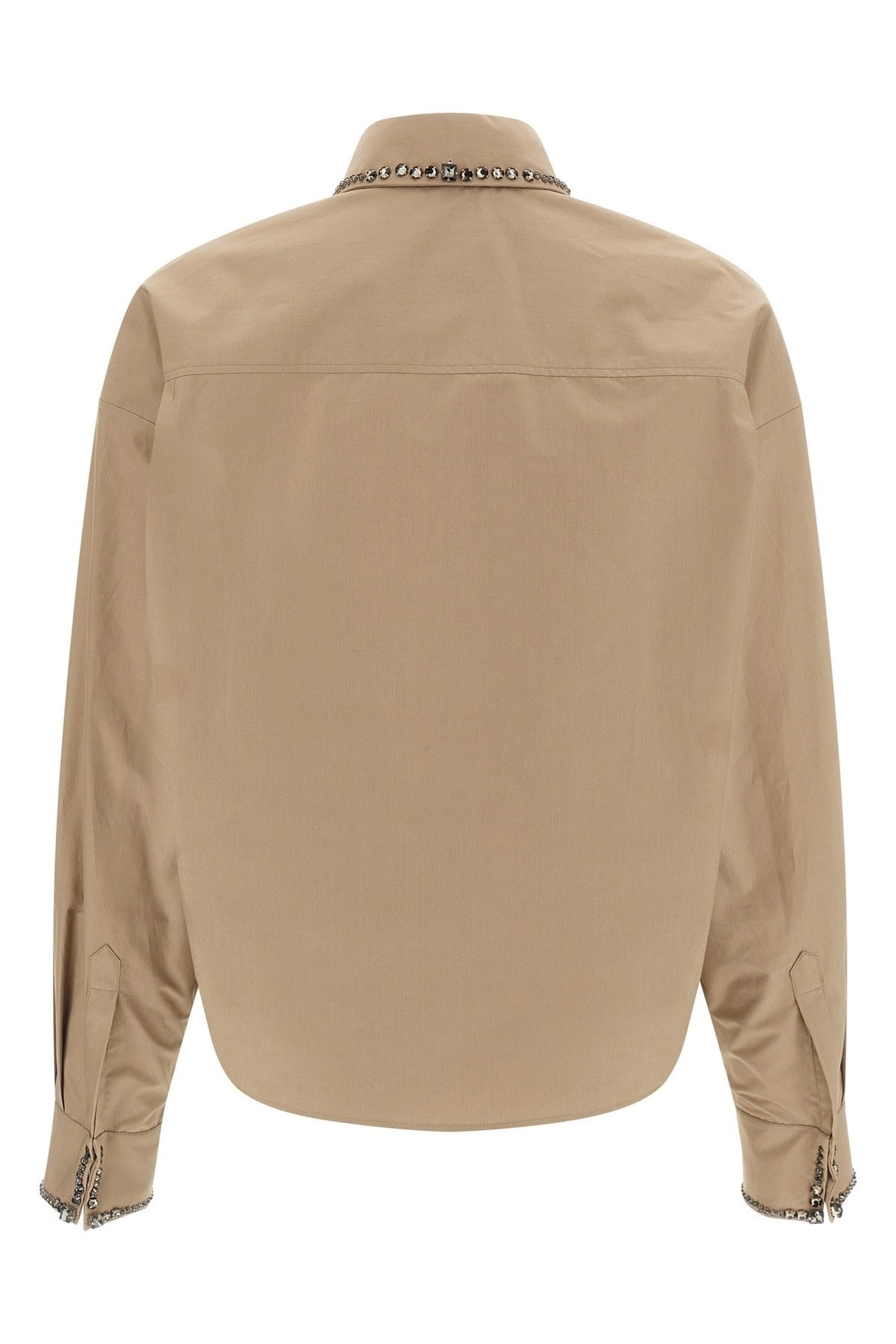 Fabiana Filippi Jewel Embroidered Cropped Shirt - alternate view