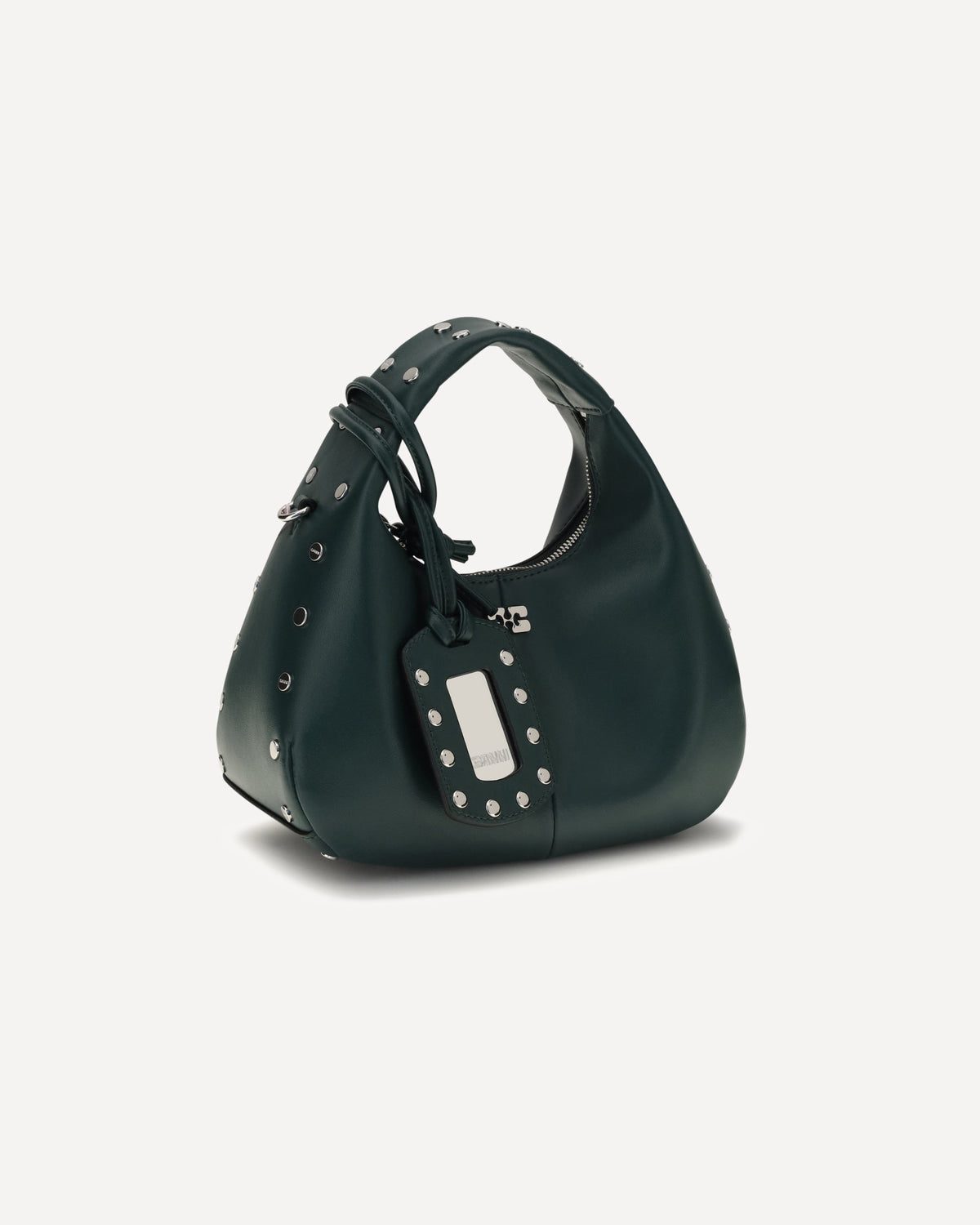 Ganni Mini Studded Hobo Handbag - alternate view