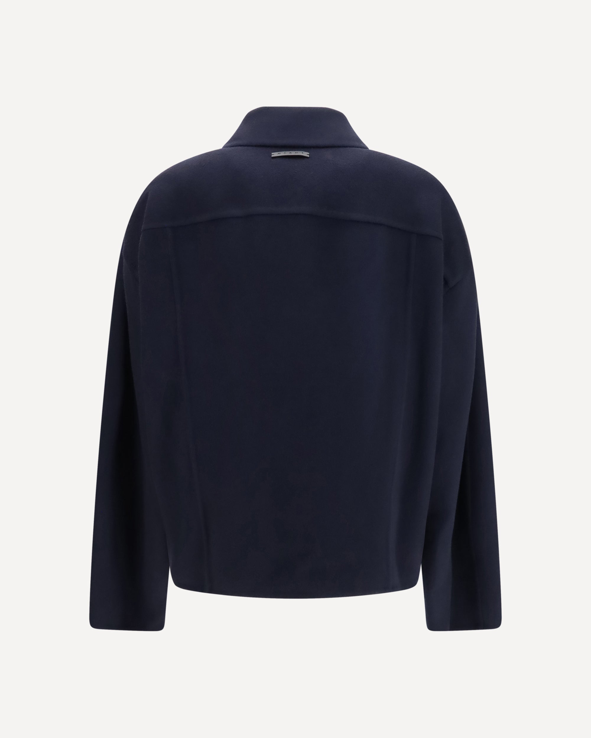 Marni Wool Jacket With Logo Embroidery