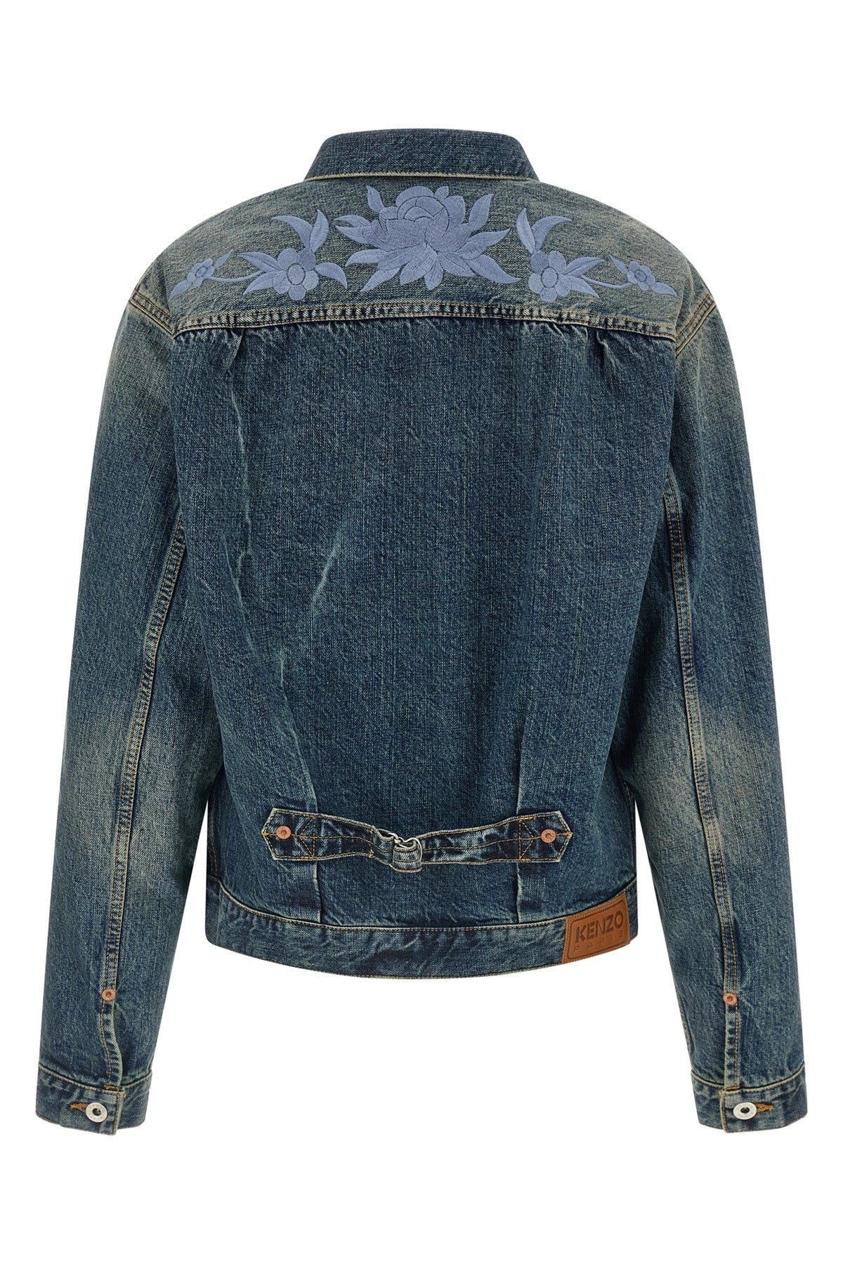 Kenzo Floral Embroidery Denim Jacket - alternate view