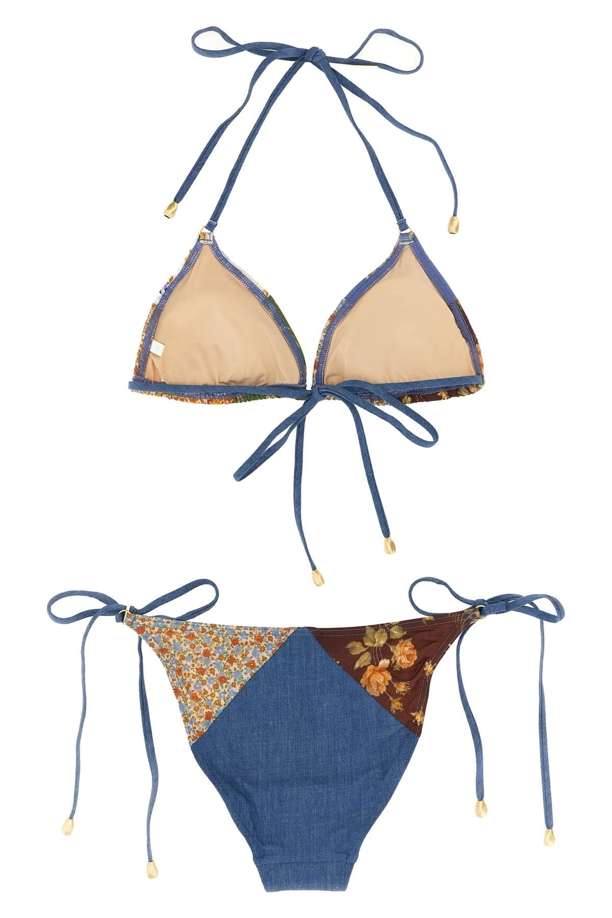 Zimmermann Lucky Cotton Mini Tri Bikini - alternate view