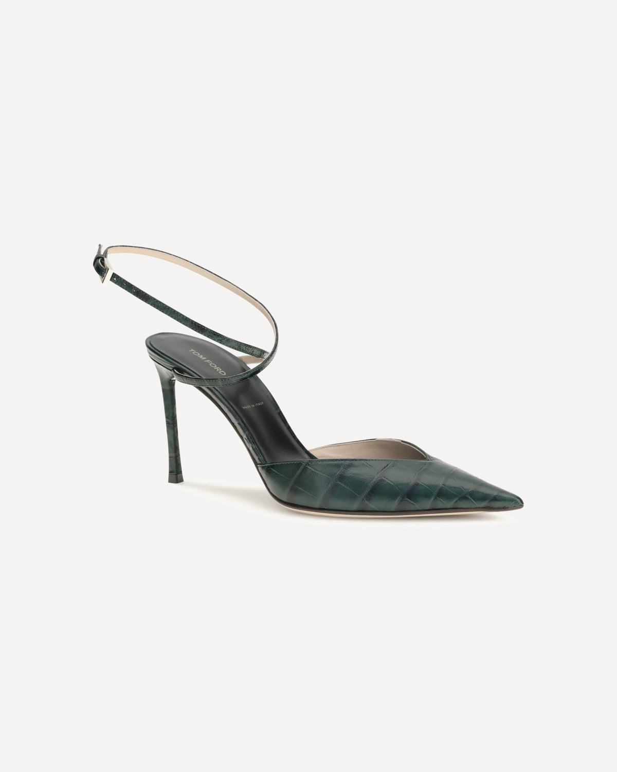 Tom Ford Crocodile-Print Leather Pumps - alternate view
