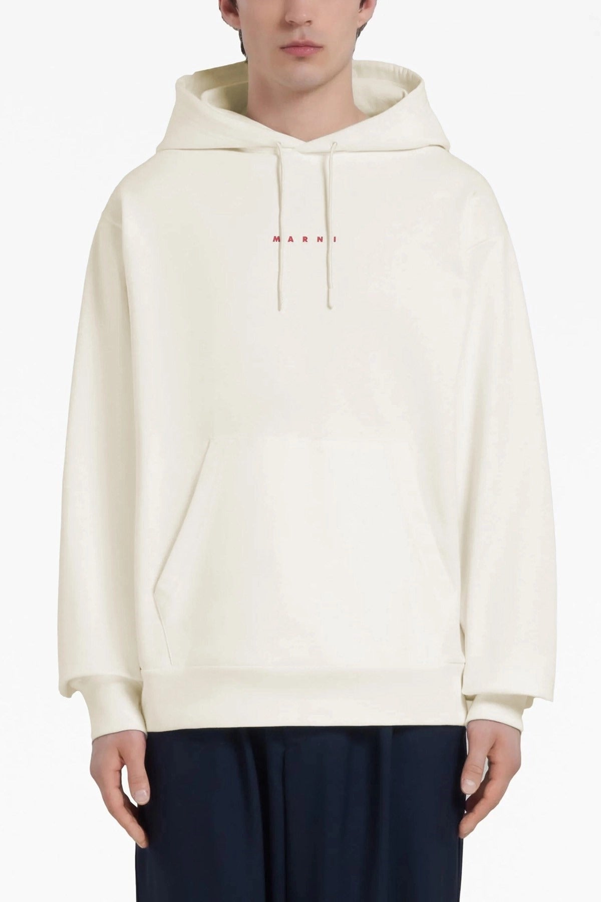 Marni Logo Print Hoodie - alternate view
