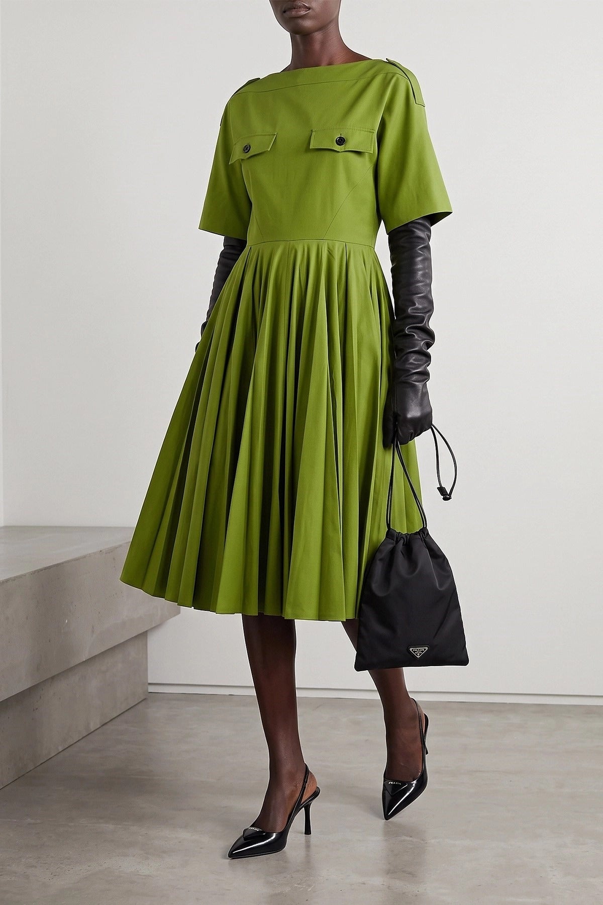 Prada Cotton Chino Dress - alternate view