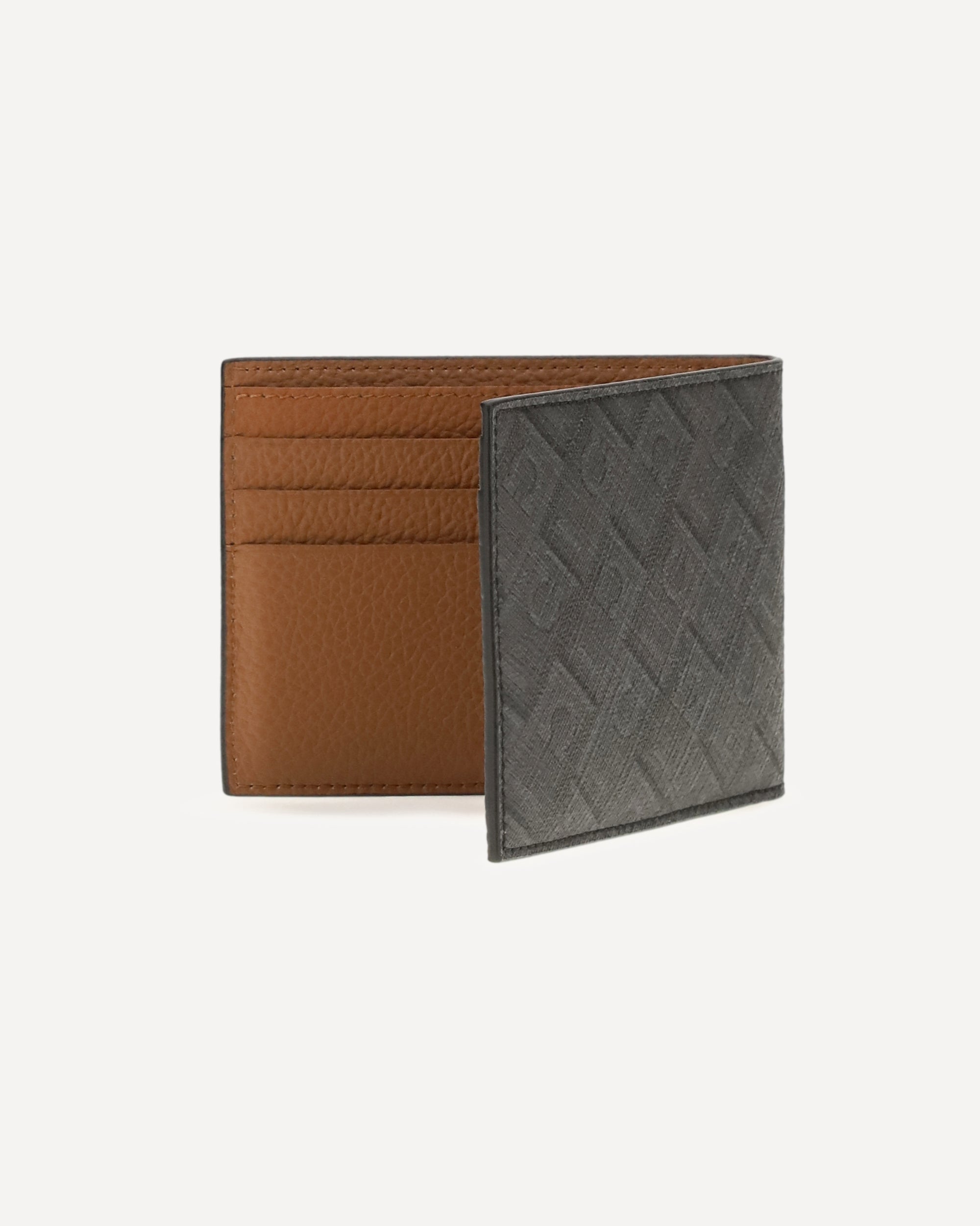 Ferragamo Leather Bifold Wallet Gancini Pattern - alternate view