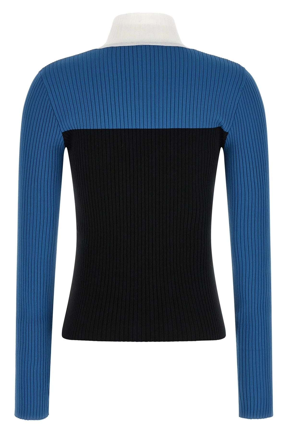 Courrèges Tricolor Ribbed Jersey - alternate view