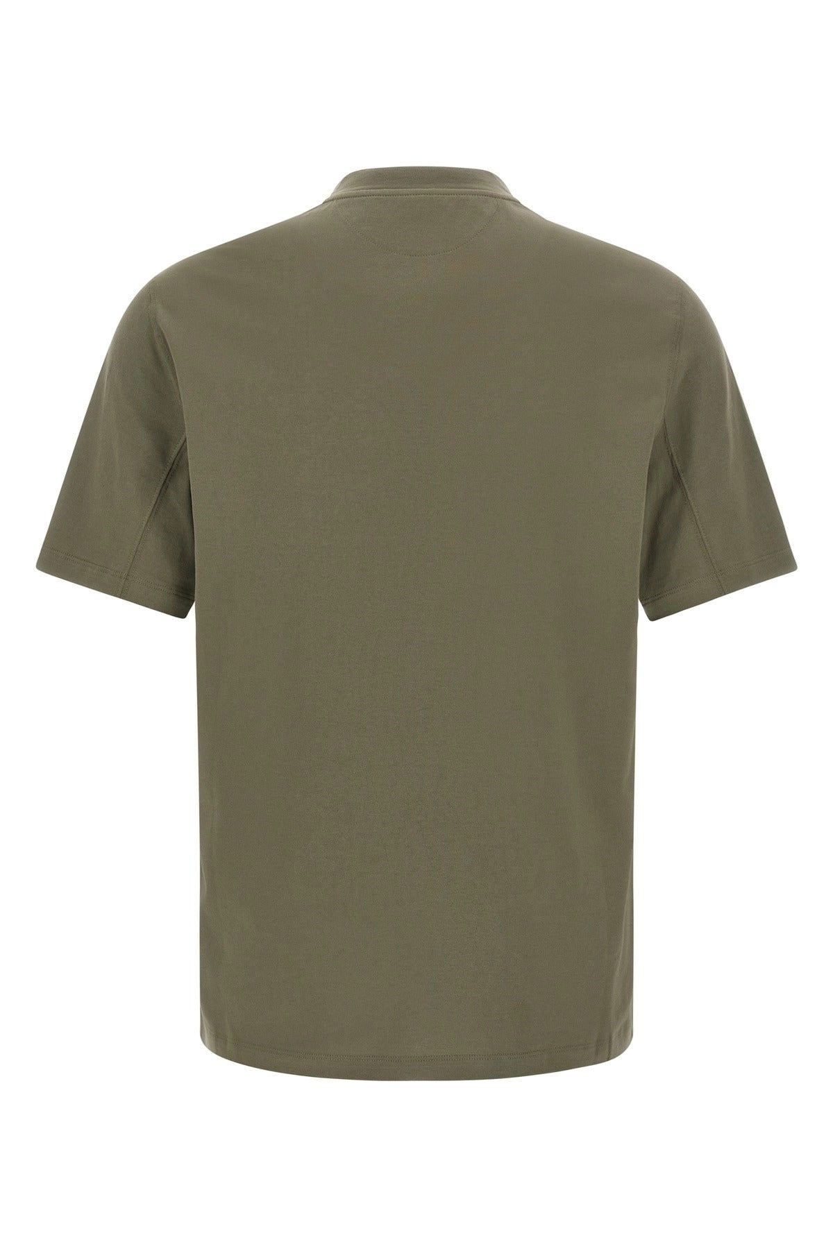 Brunello Cucinelli Cotton Jersey Logo T-Shirt - alternate view