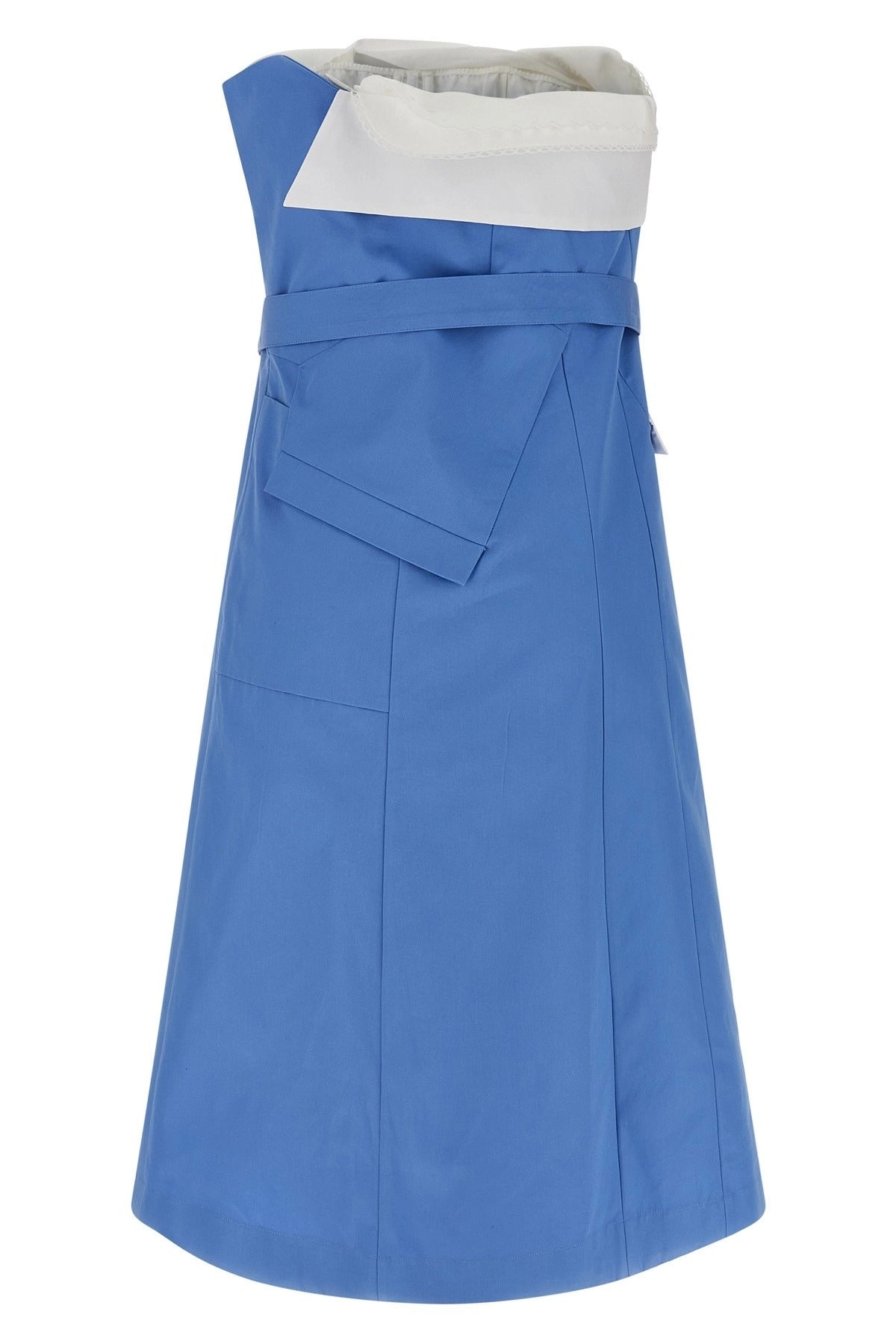 Miu Miu Off-Shoulder Deconstructed Mini Dress - alternate view