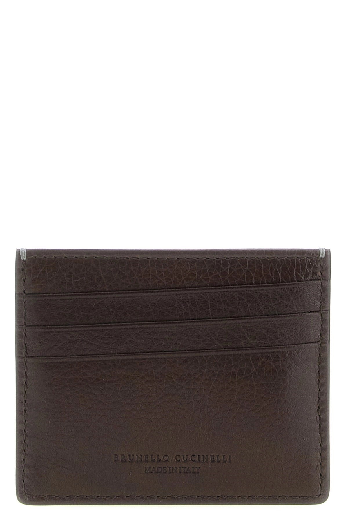 Brunello Cucinelli Calf Leather Cardholder - alternate view