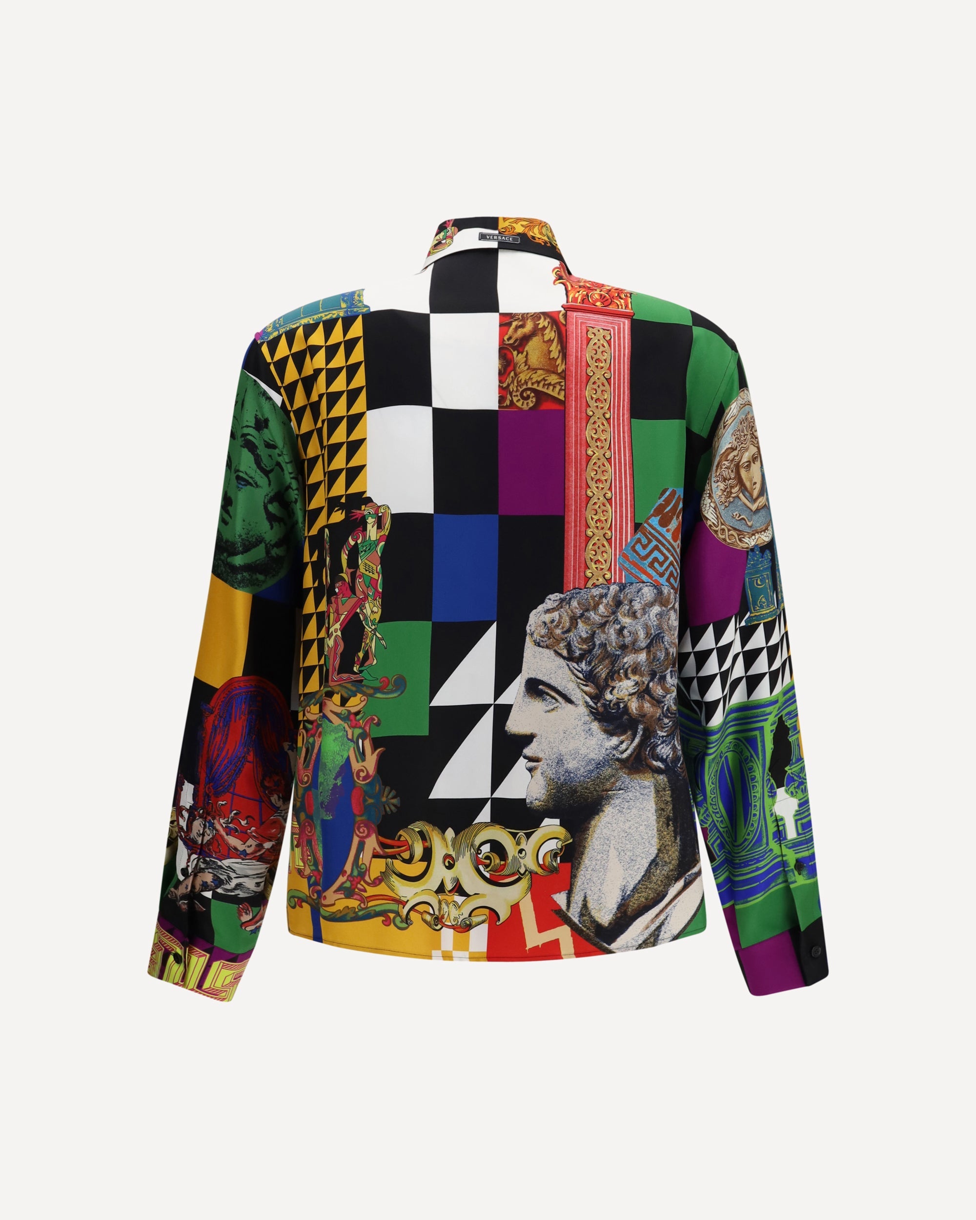Versace Medusa Print Silk Twill Shirt - alternate view