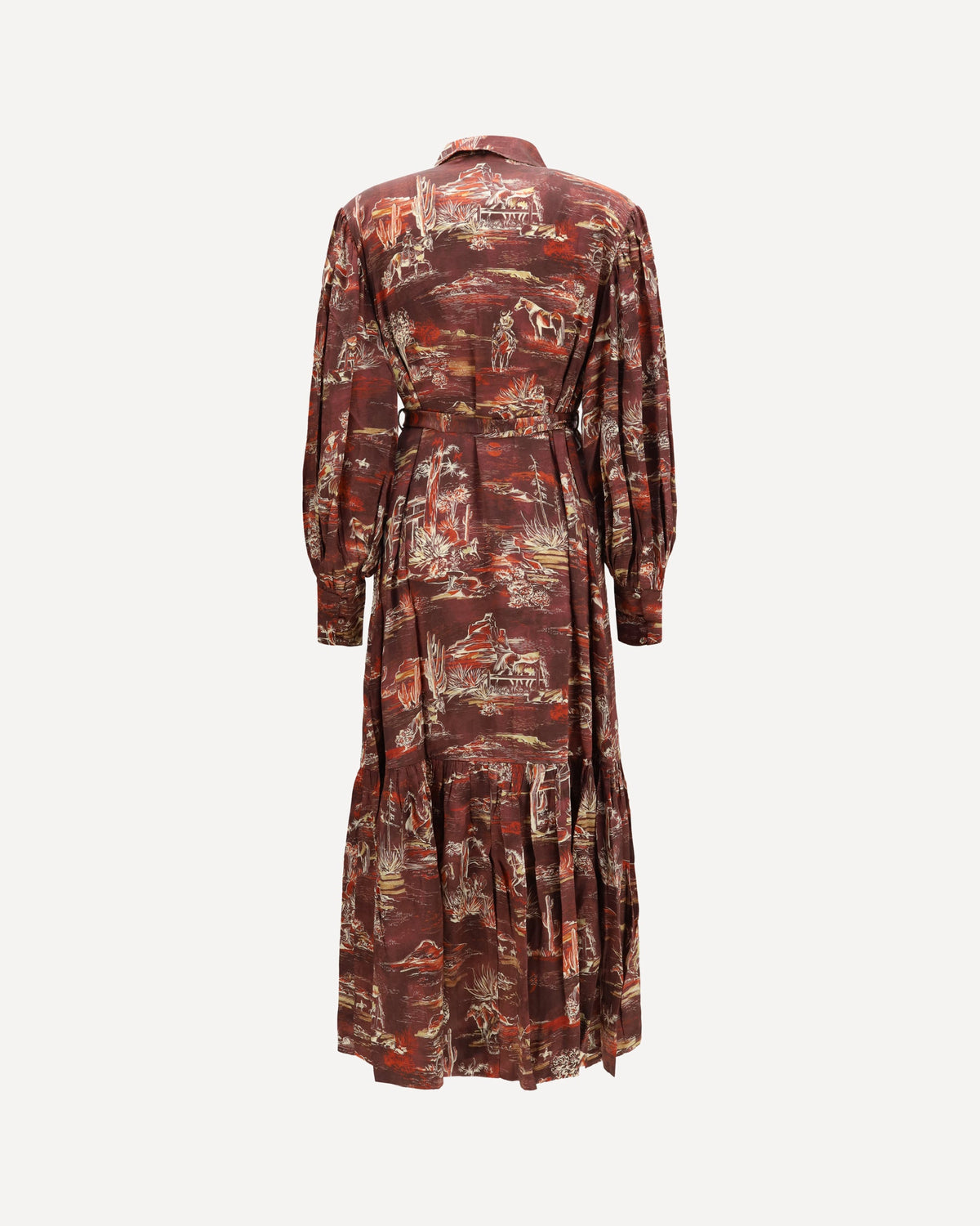 Alemais Ezra Silk Midi Shirt Dress - alternate view