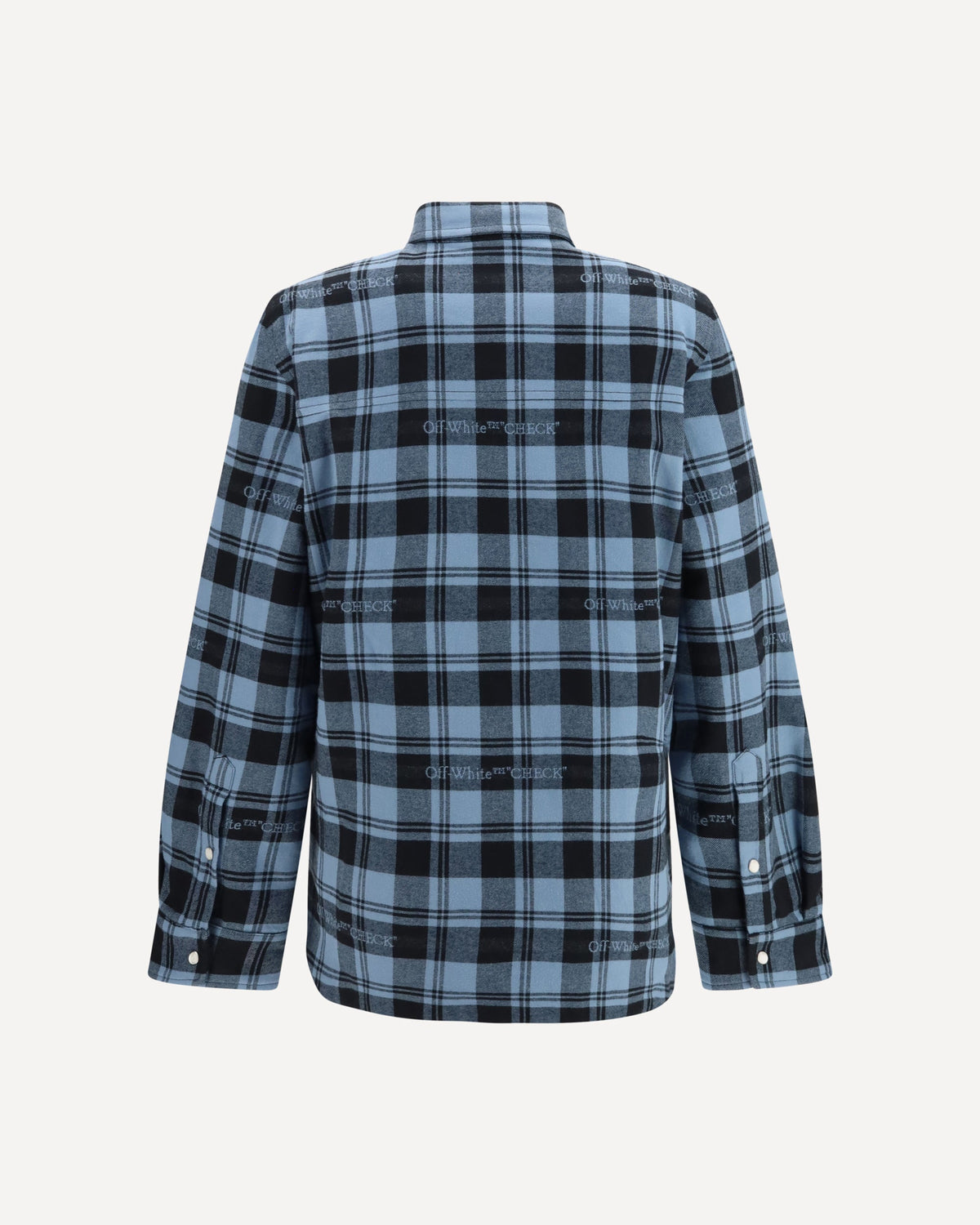 Off-White Check Flannel Padded Overshirt - alternate view