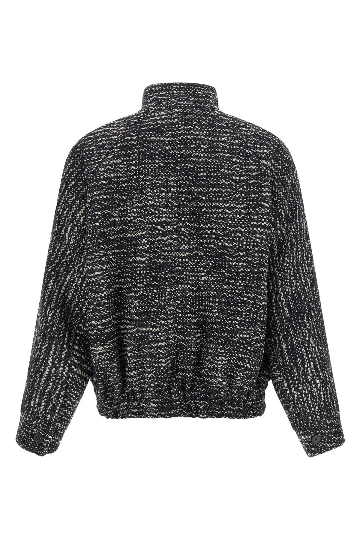 Darkpark Lee Bouclé Wool Bomber Jacket