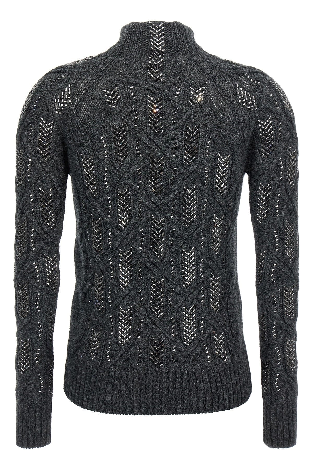 Ermanno Scervino Crystal Braid Sweater - alternate view