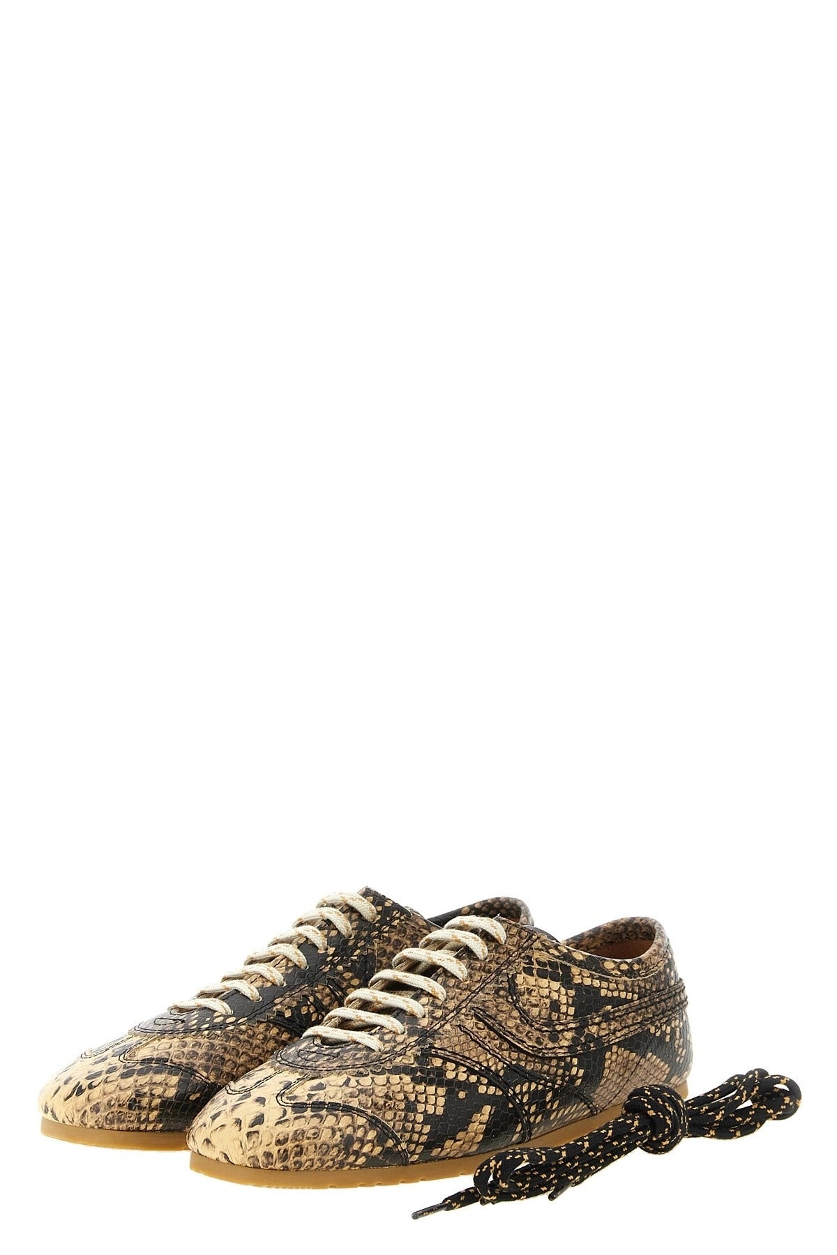 Dries Van Noten Snake Print Low-Top Sneakers - alternate view