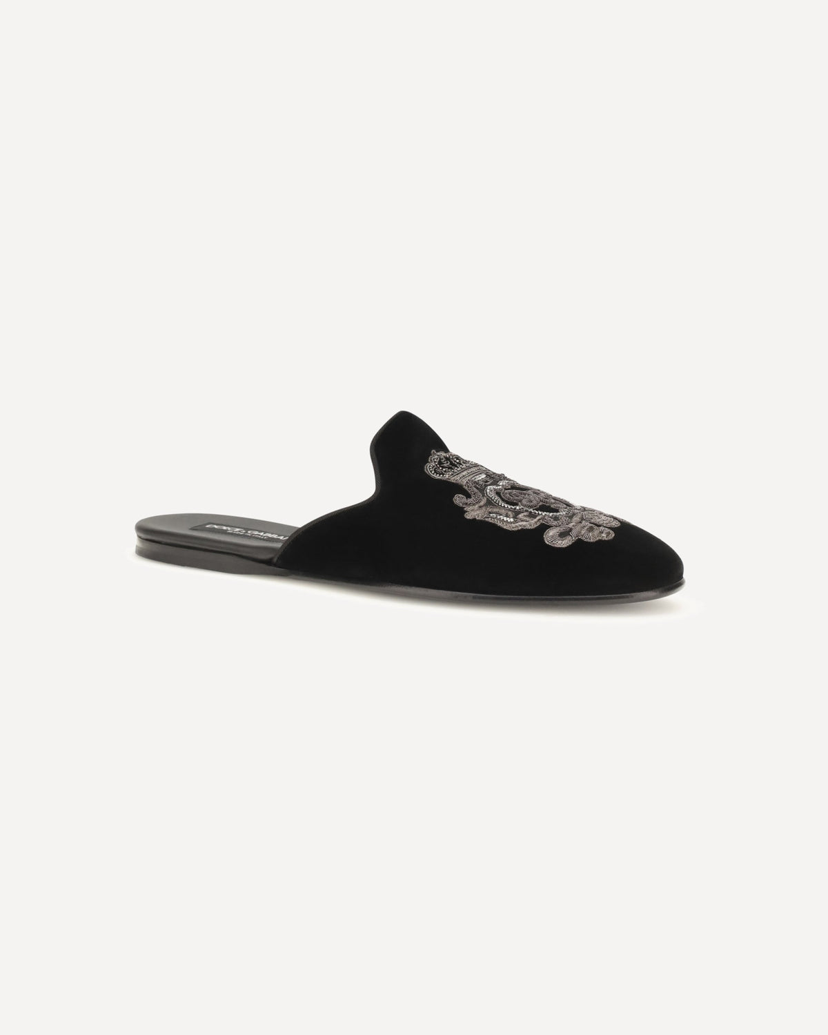 Dolce & Gabbana Velvet Slippers - alternate view