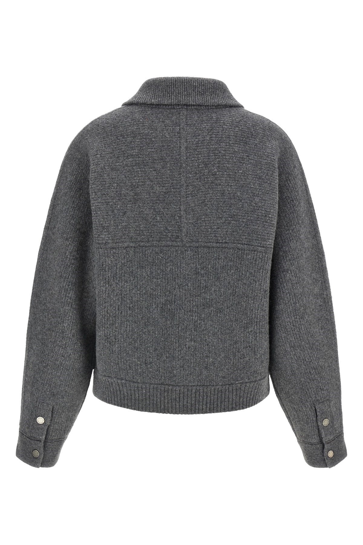 Guest in Residence Wool Cashmere Felt Bomber Jacket - alternate view