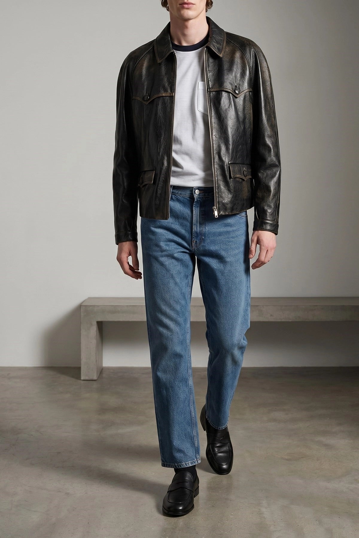 Prada Stonewashed Straight Leg Jeans - alternate view