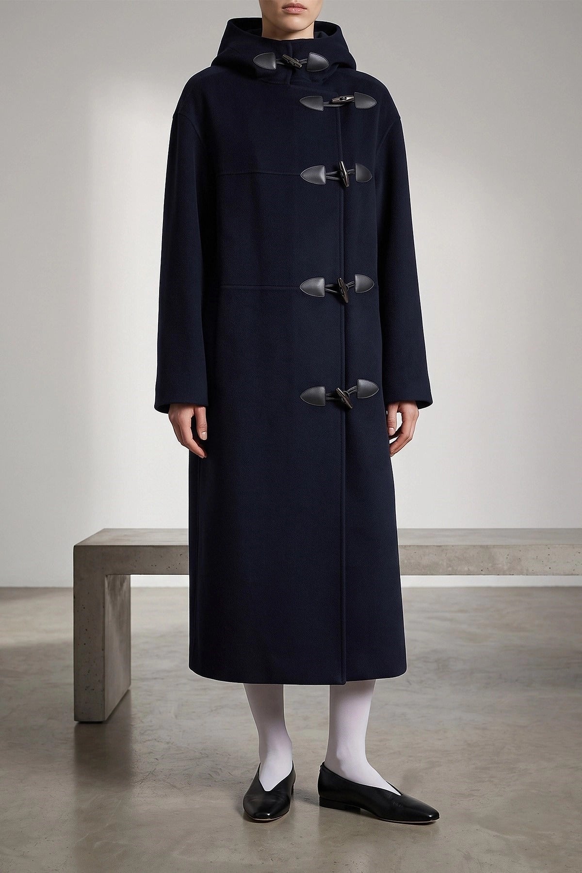 Rohe Duffle Reversible Coat With Alamari - alternate view