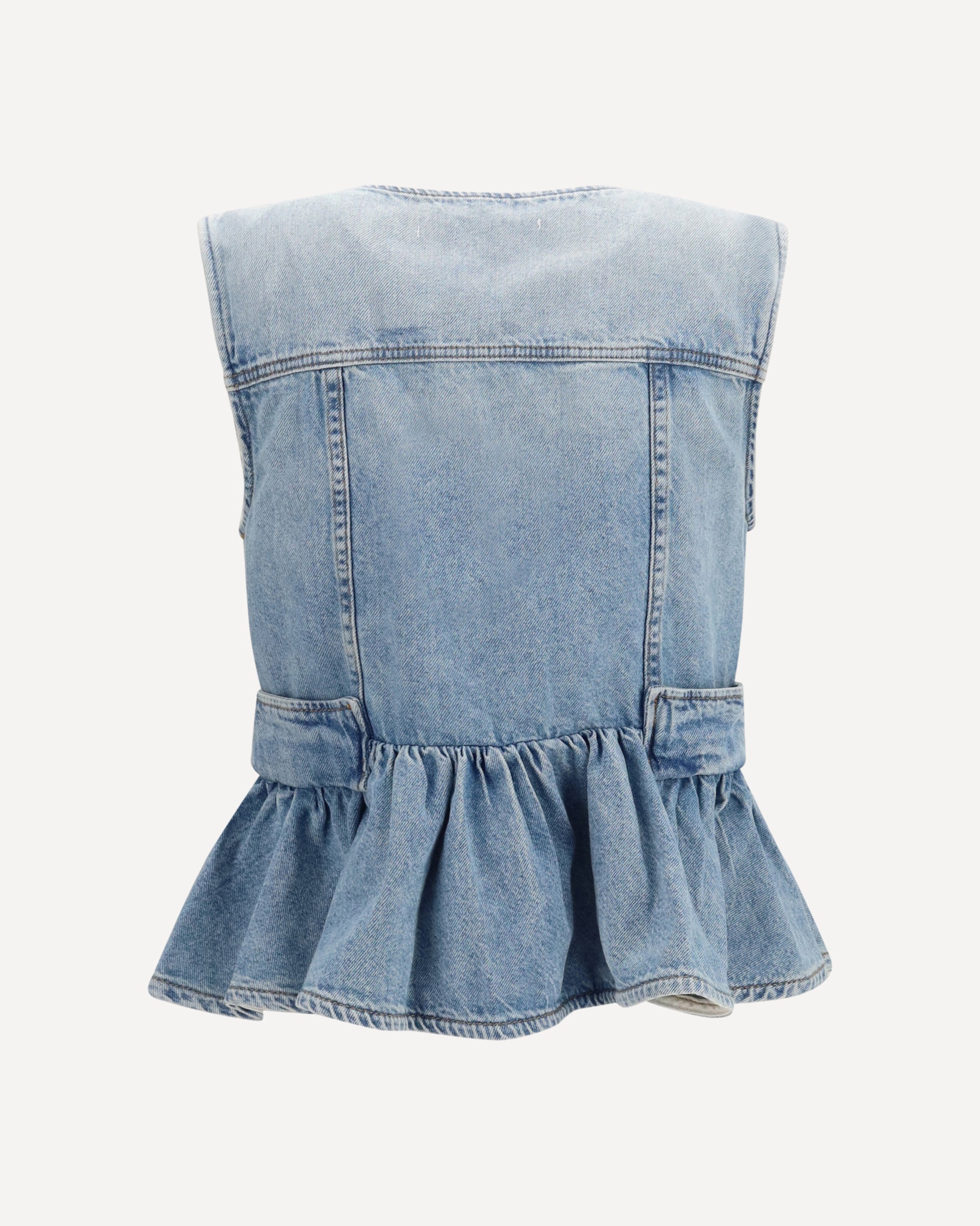 Ganni Gilet en denim léger - alternate view