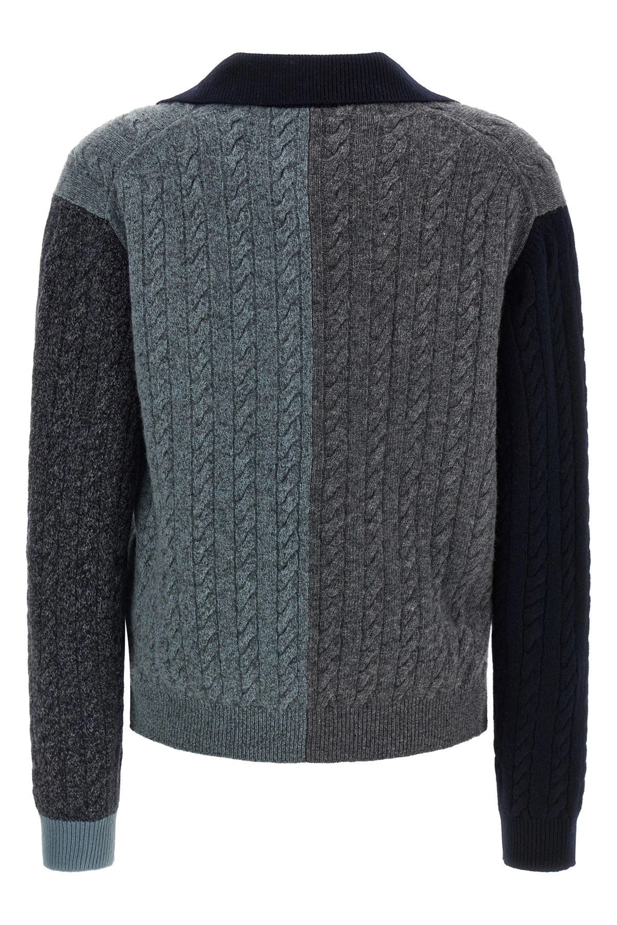 Ferragamo Color Block Braid Sweater - alternate view