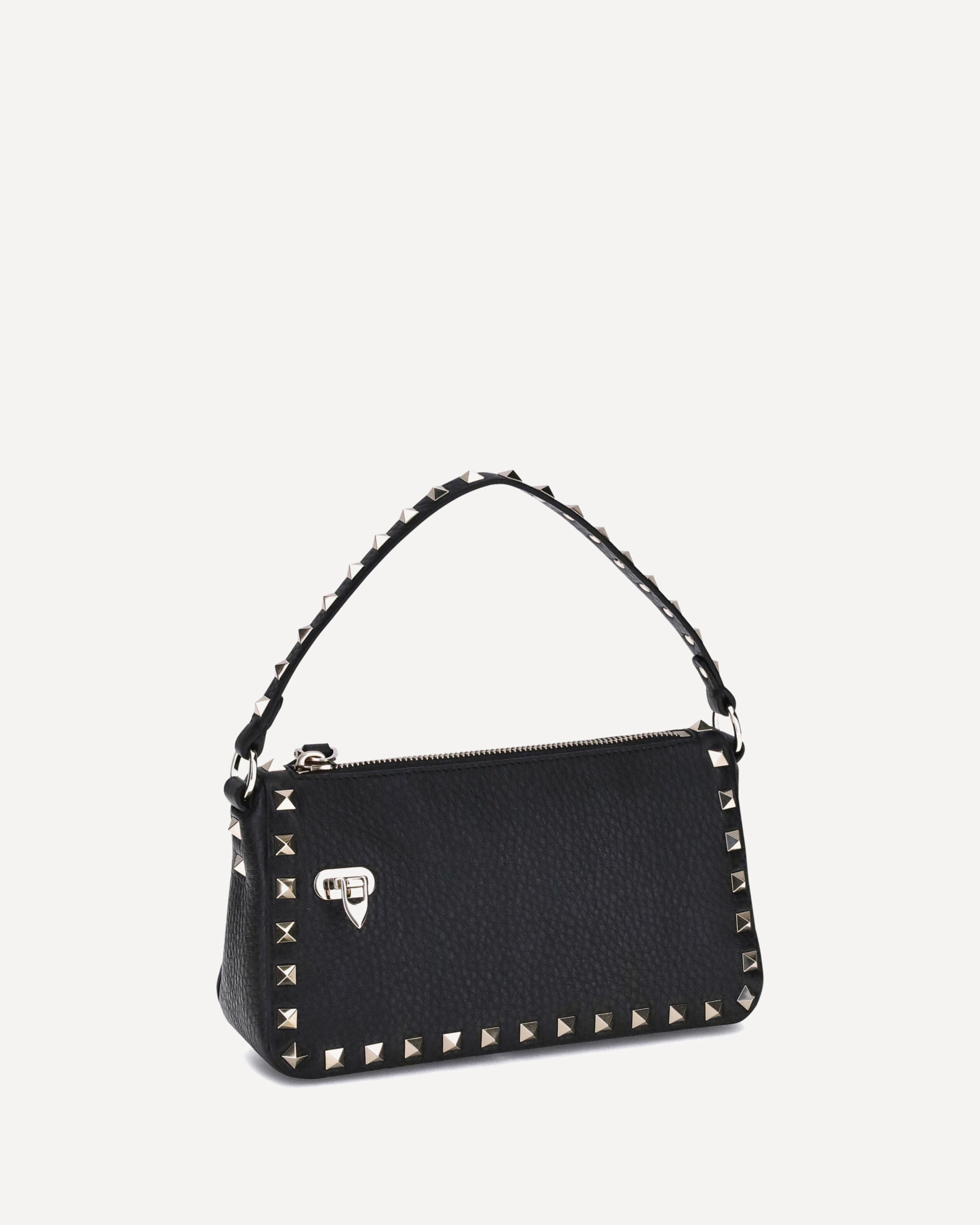 Valentino Garavani Rockstud Leather Shoulder Bag