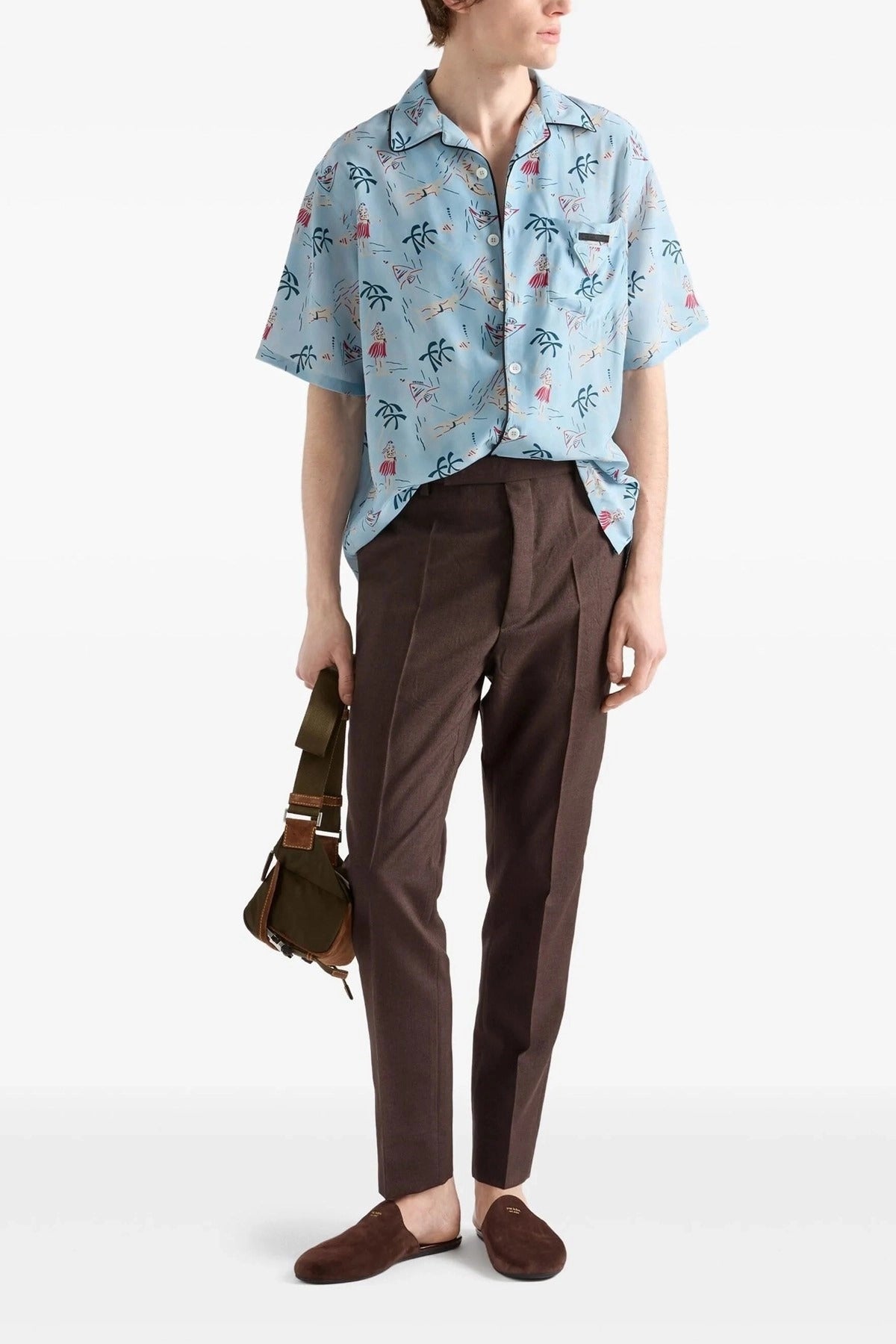 Prada Hawaii Print Bowling Shirt - alternate view