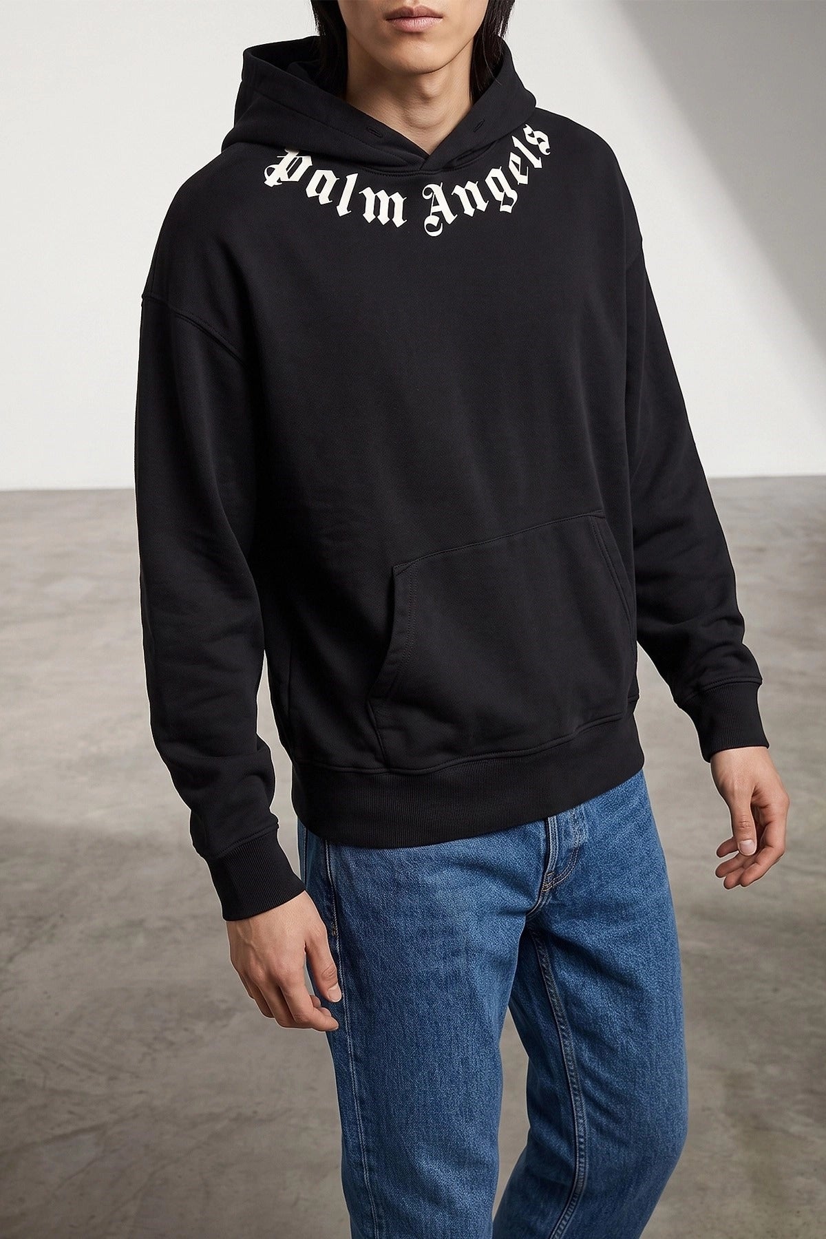 Palm Angels Gothic Logo Hoodie - alternate view